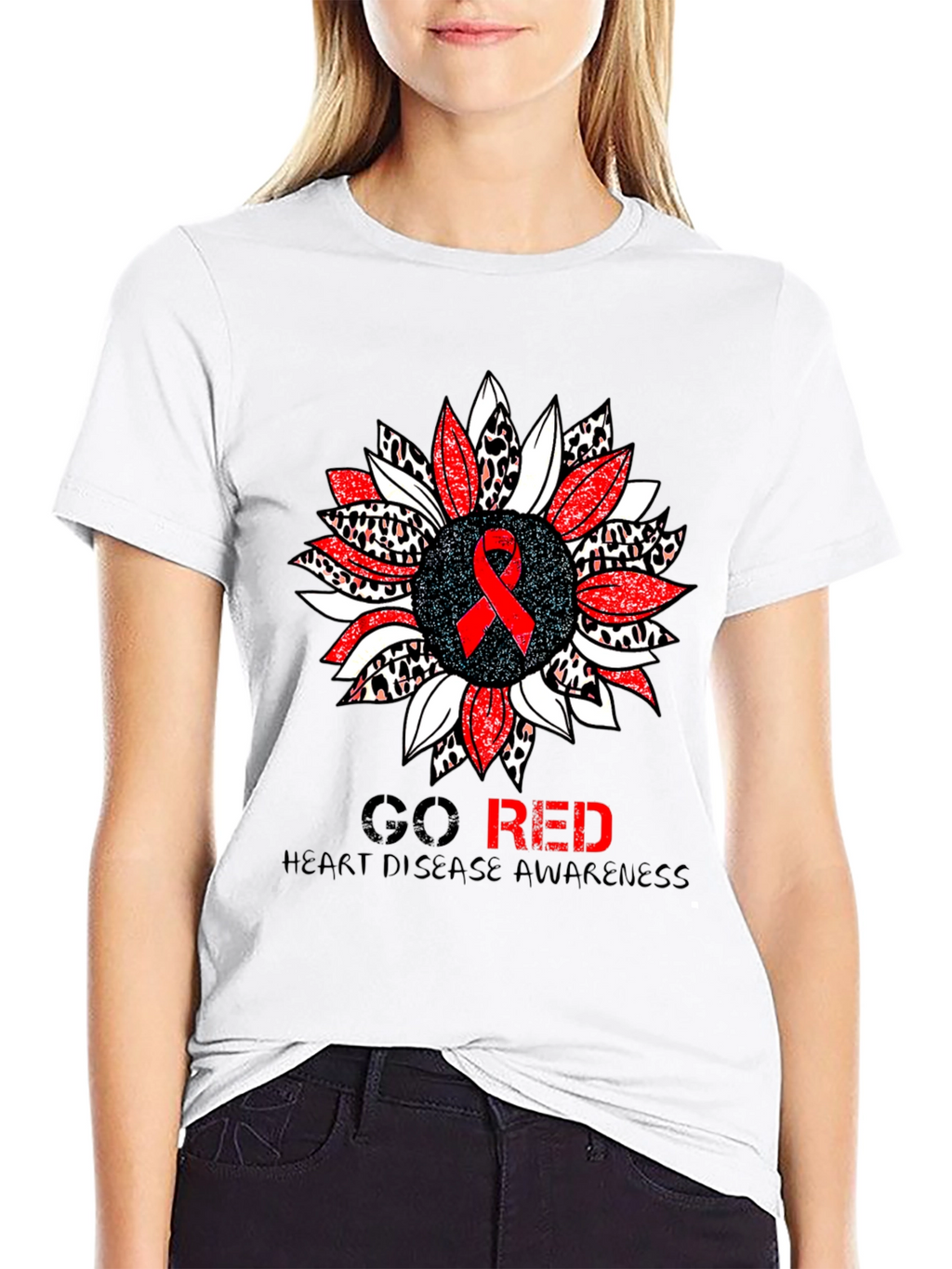 Go Red Heart Disease Awareness T-Shirt