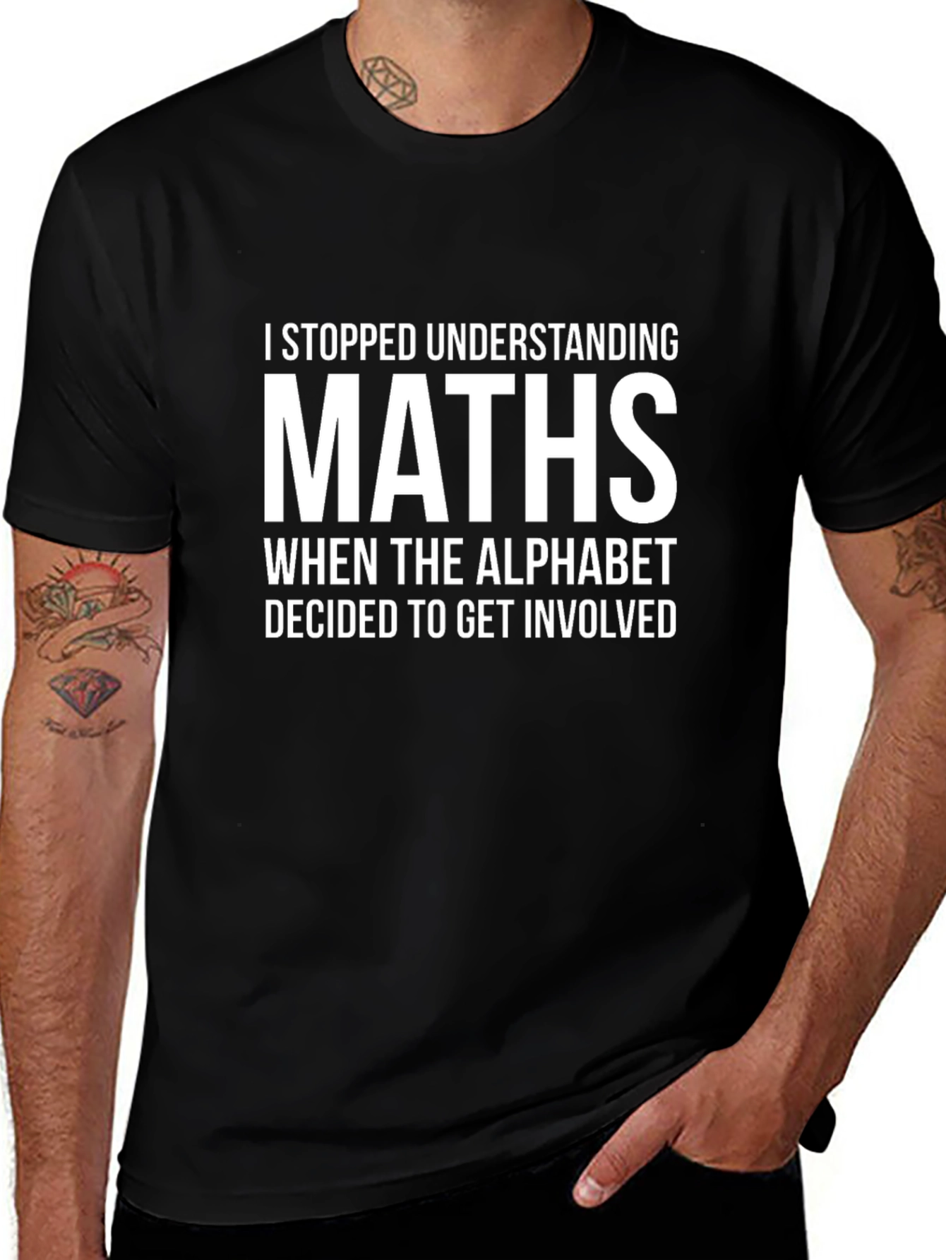 Math Humor T-Shirt - I Stopped Understanding Maths