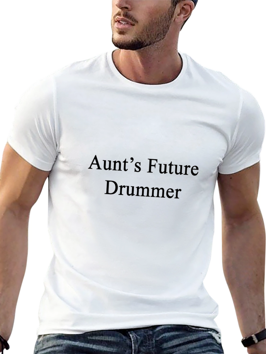Aunts Future Drummer Black T-Shirt
