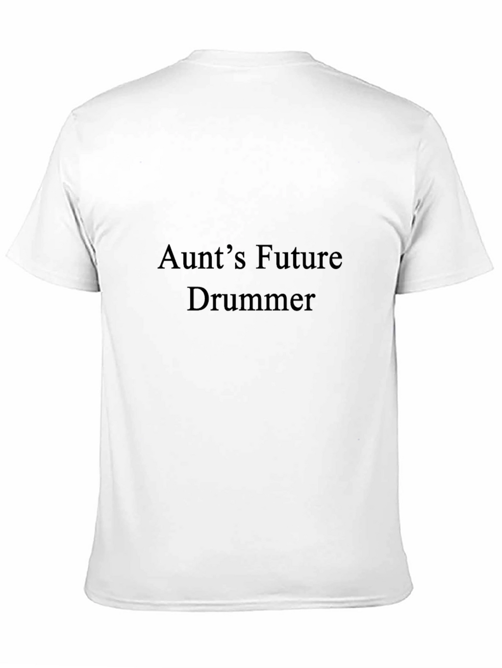 Aunts Future Drummer Black T-Shirt