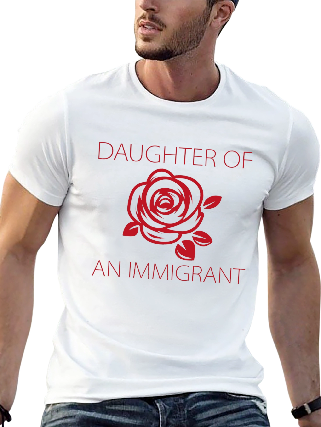 Daughter Of Immigrant Black Graphic Tee