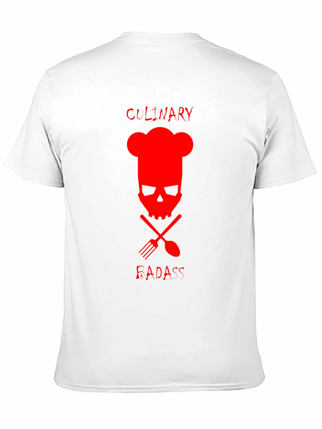 Culinary Badass Graphic Tee - Chef Skull T-Shirt