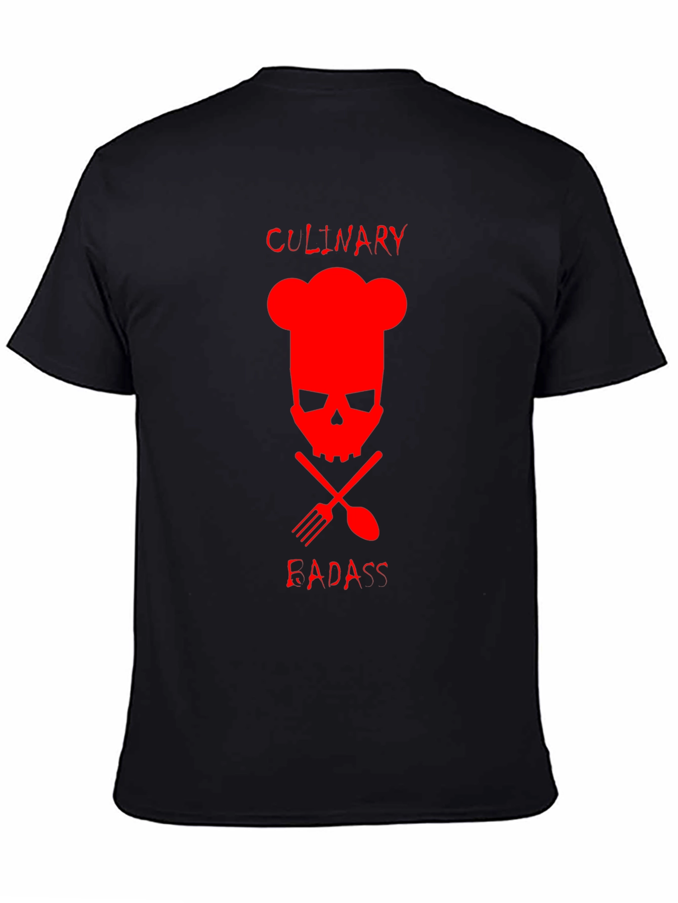 Culinary Badass Graphic Tee - Chef Skull T-Shirt