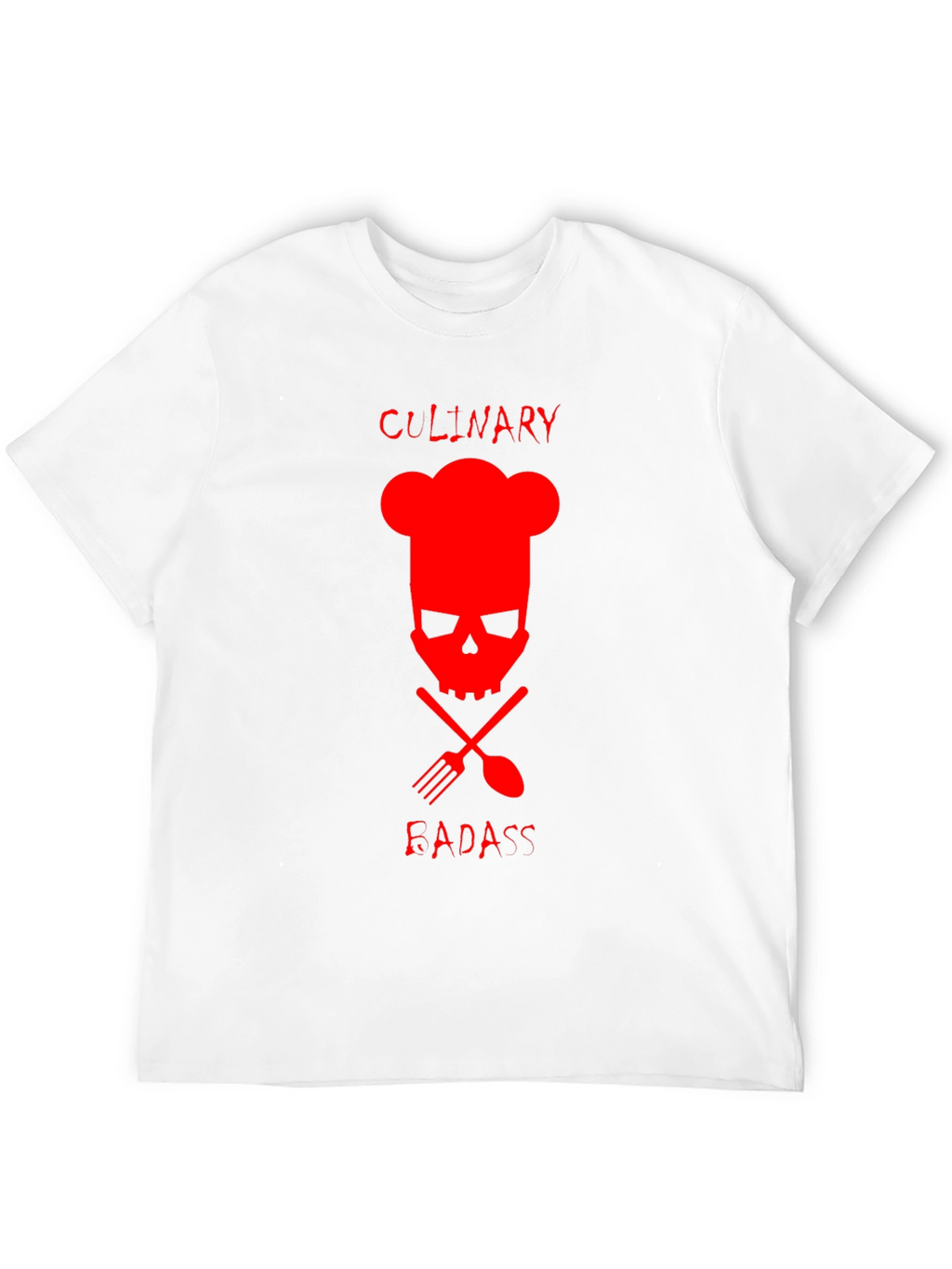 Culinary Badass Graphic Tee - Chef Skull T-Shirt