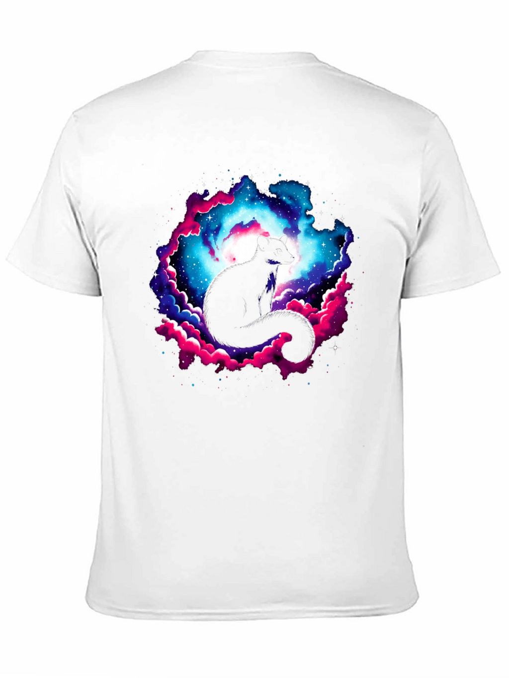 Cosmic Opossum Black T-Shirt