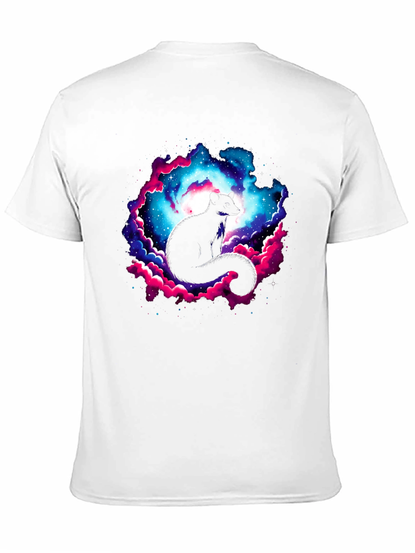Cosmic Opossum Black T-Shirt