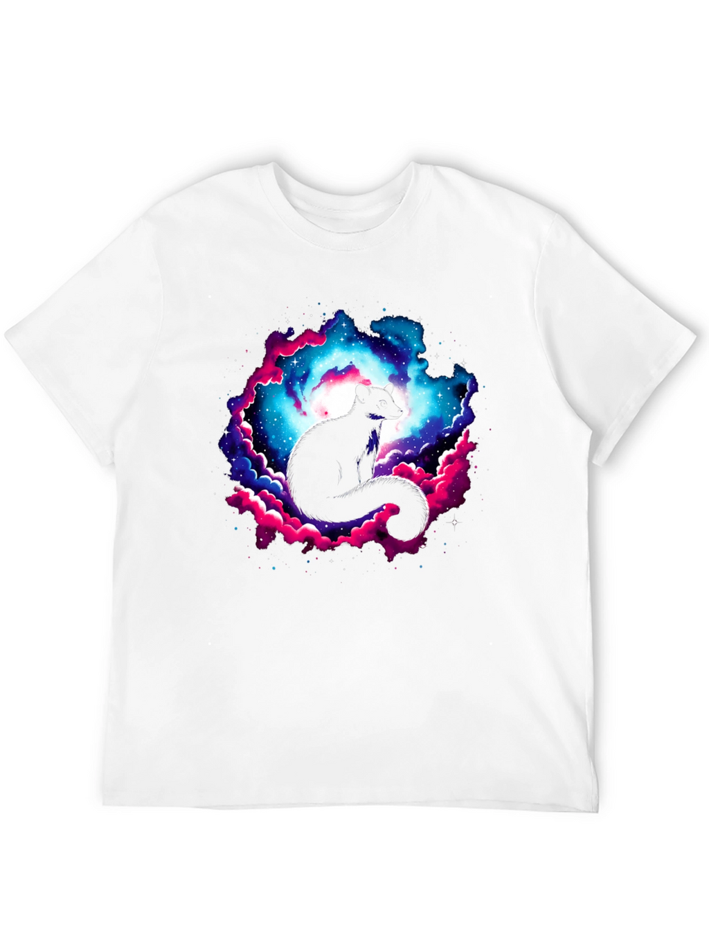 Cosmic Opossum Black T-Shirt