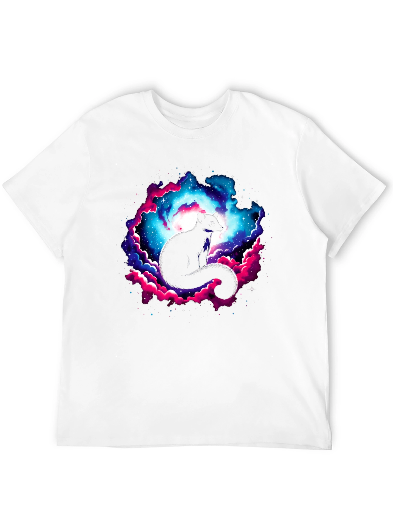 Cosmic Opossum Black T-Shirt