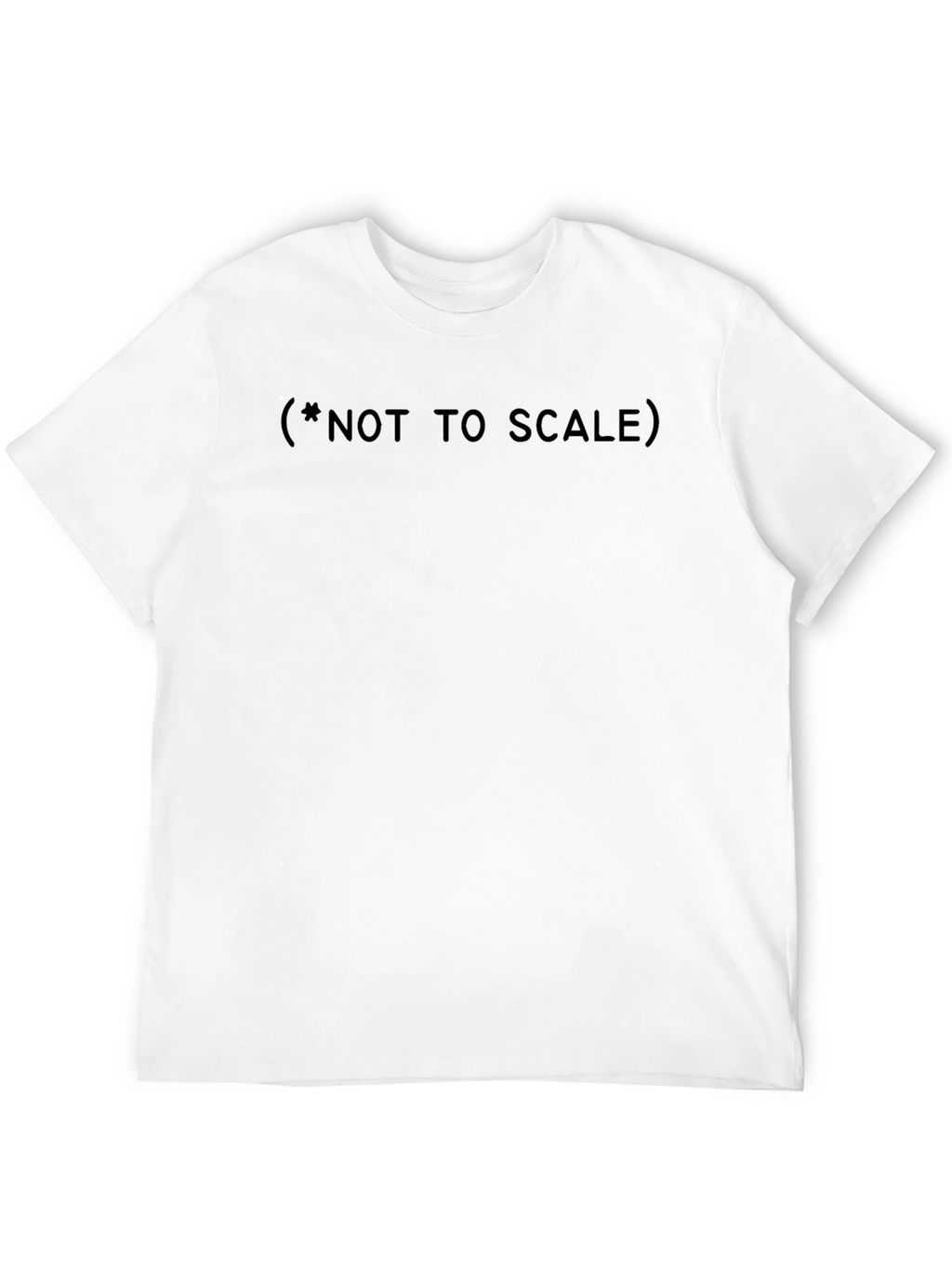 Not to Scale Black Graphic Tee