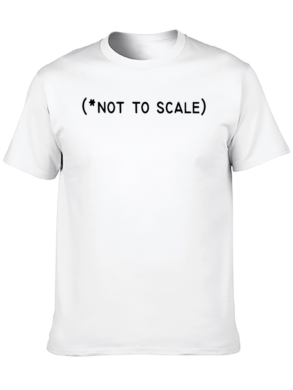 Not to Scale Black Graphic Tee