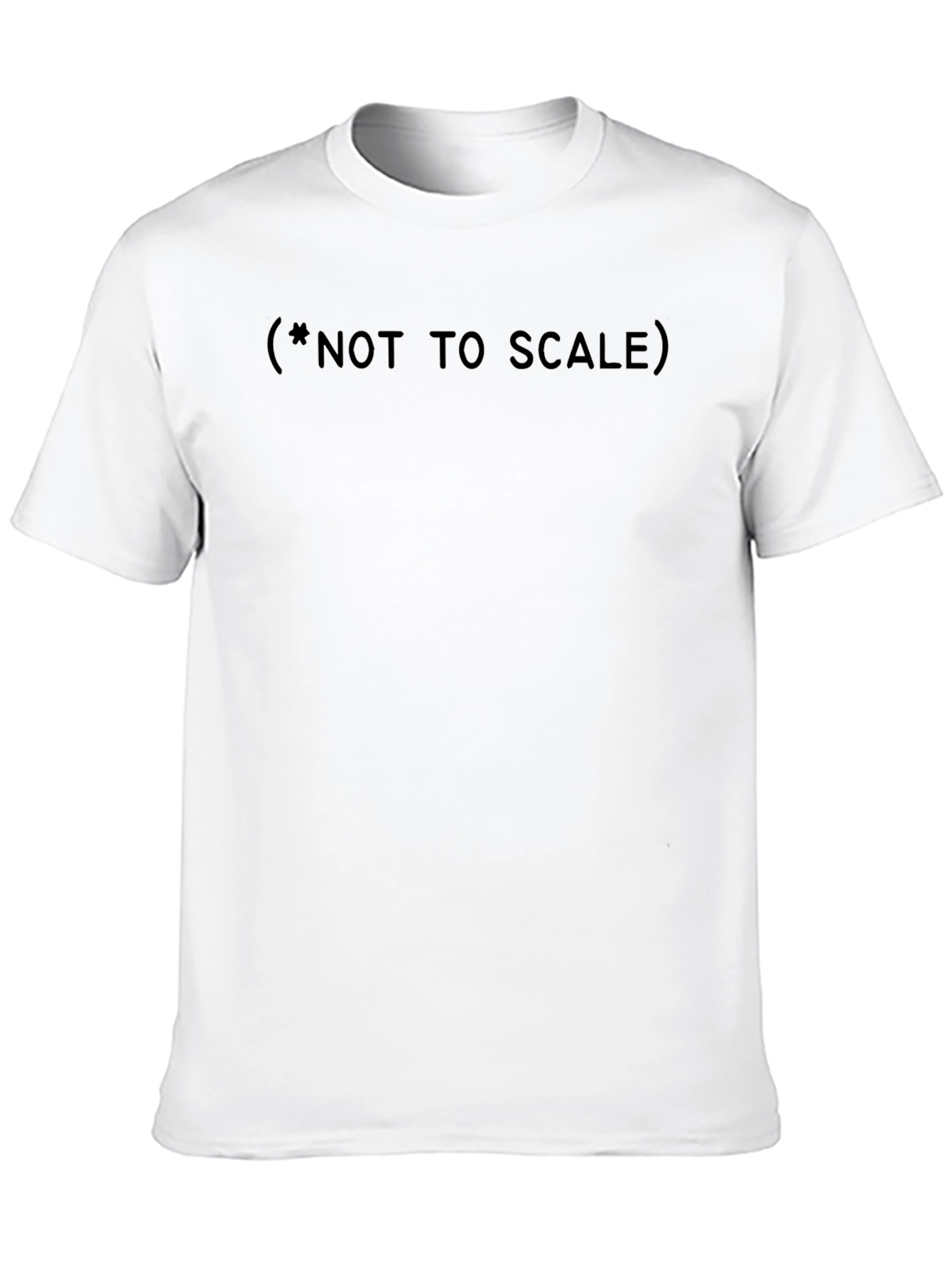 Not to Scale Black Graphic Tee