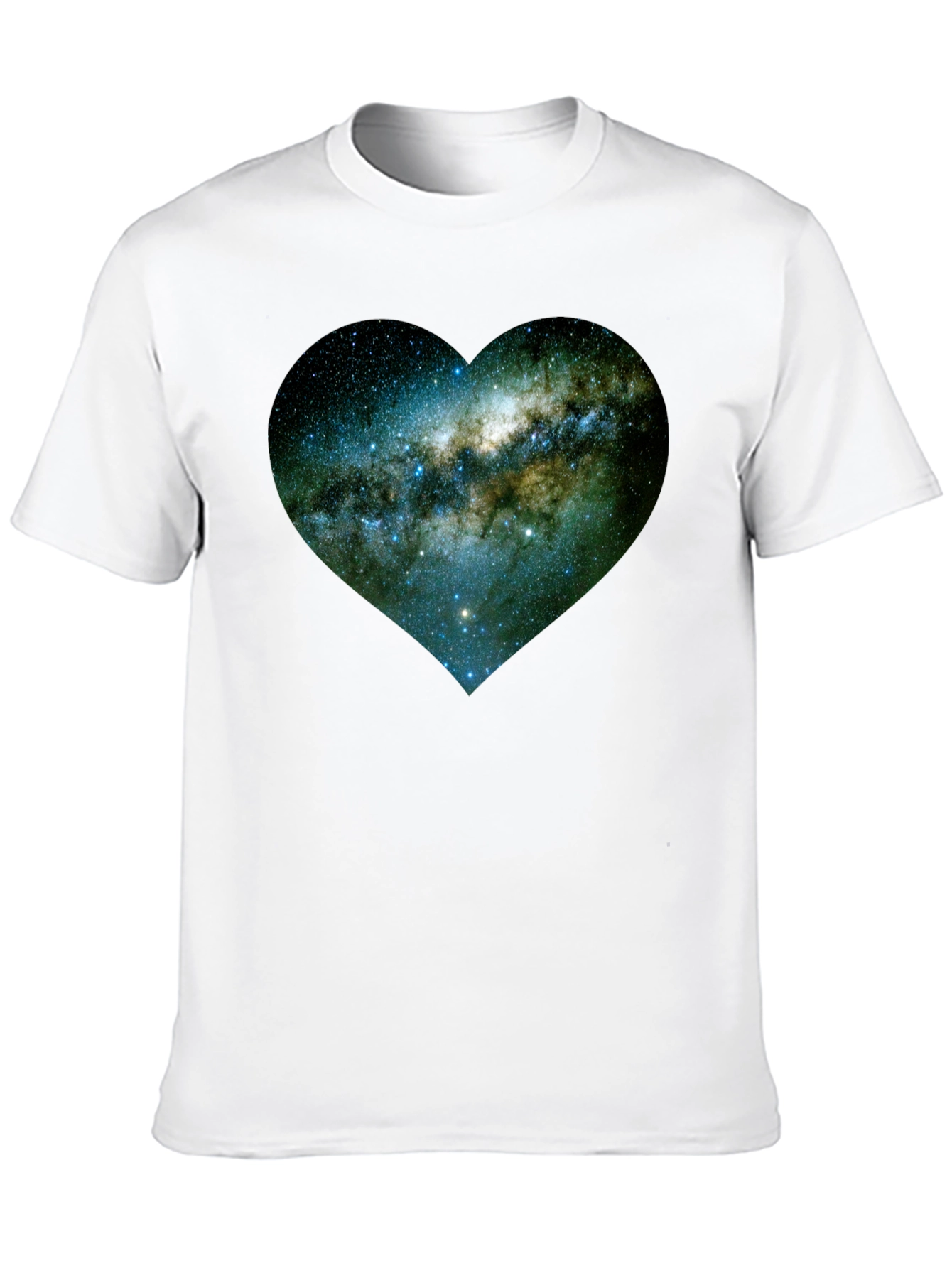 Galaxy Heart Tee - Black Unisex T-Shirt