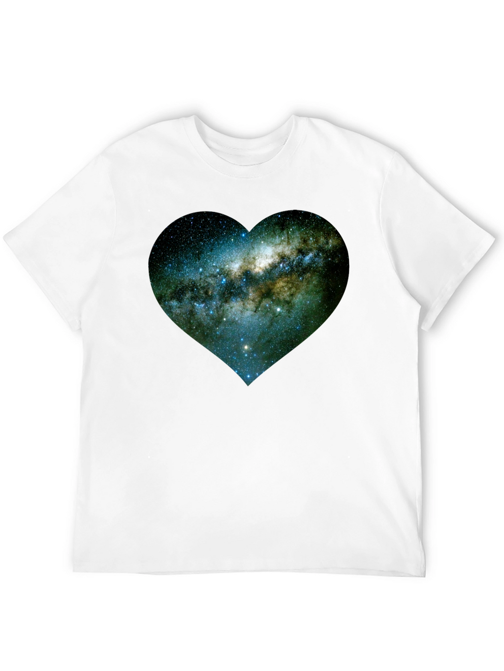 Galaxy Heart Tee - Black Unisex T-Shirt