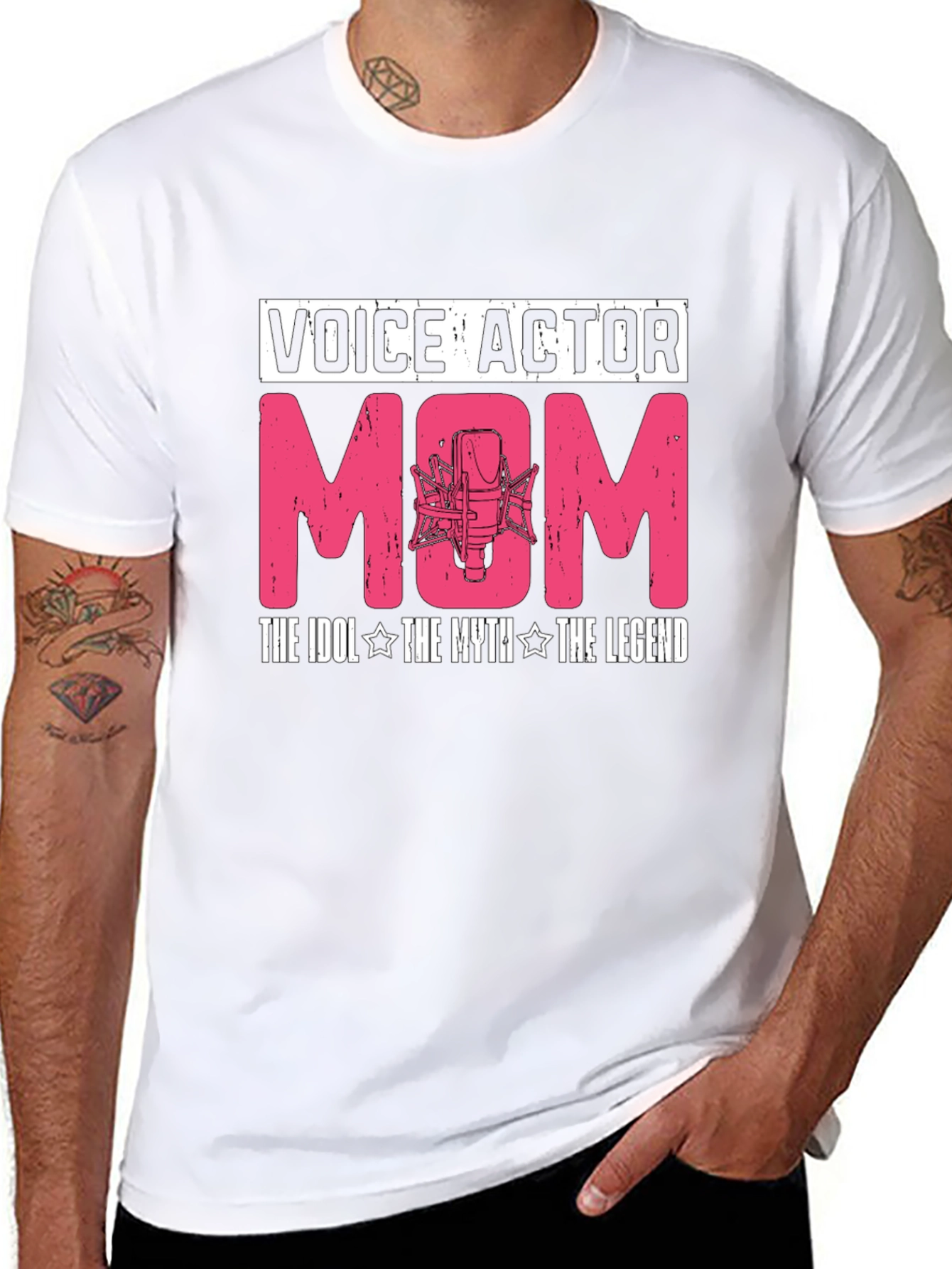Voice Actor Mom T-Shirt - The Idol The Myth The Legend