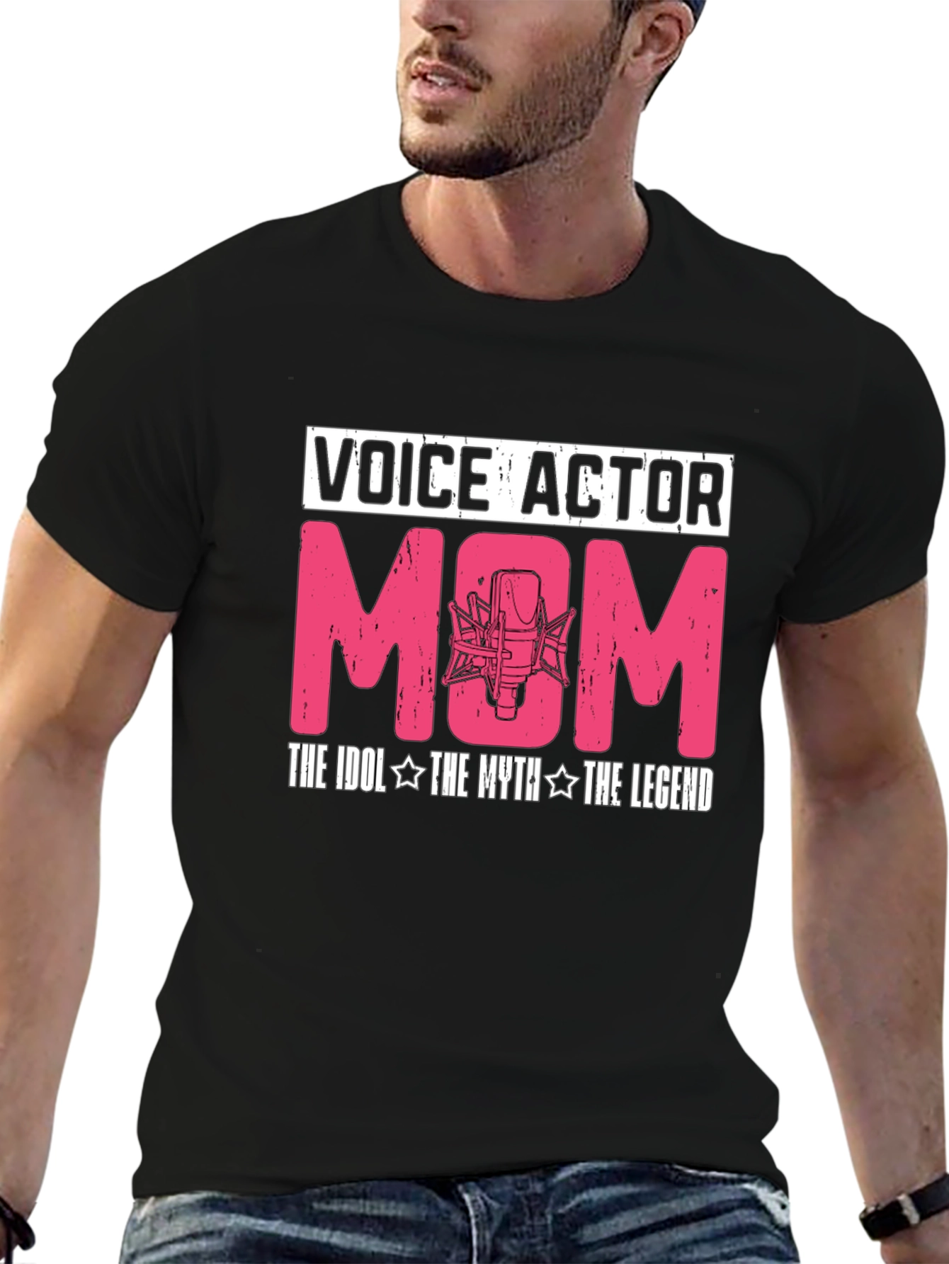 Voice Actor Mom T-Shirt - The Idol The Myth The Legend
