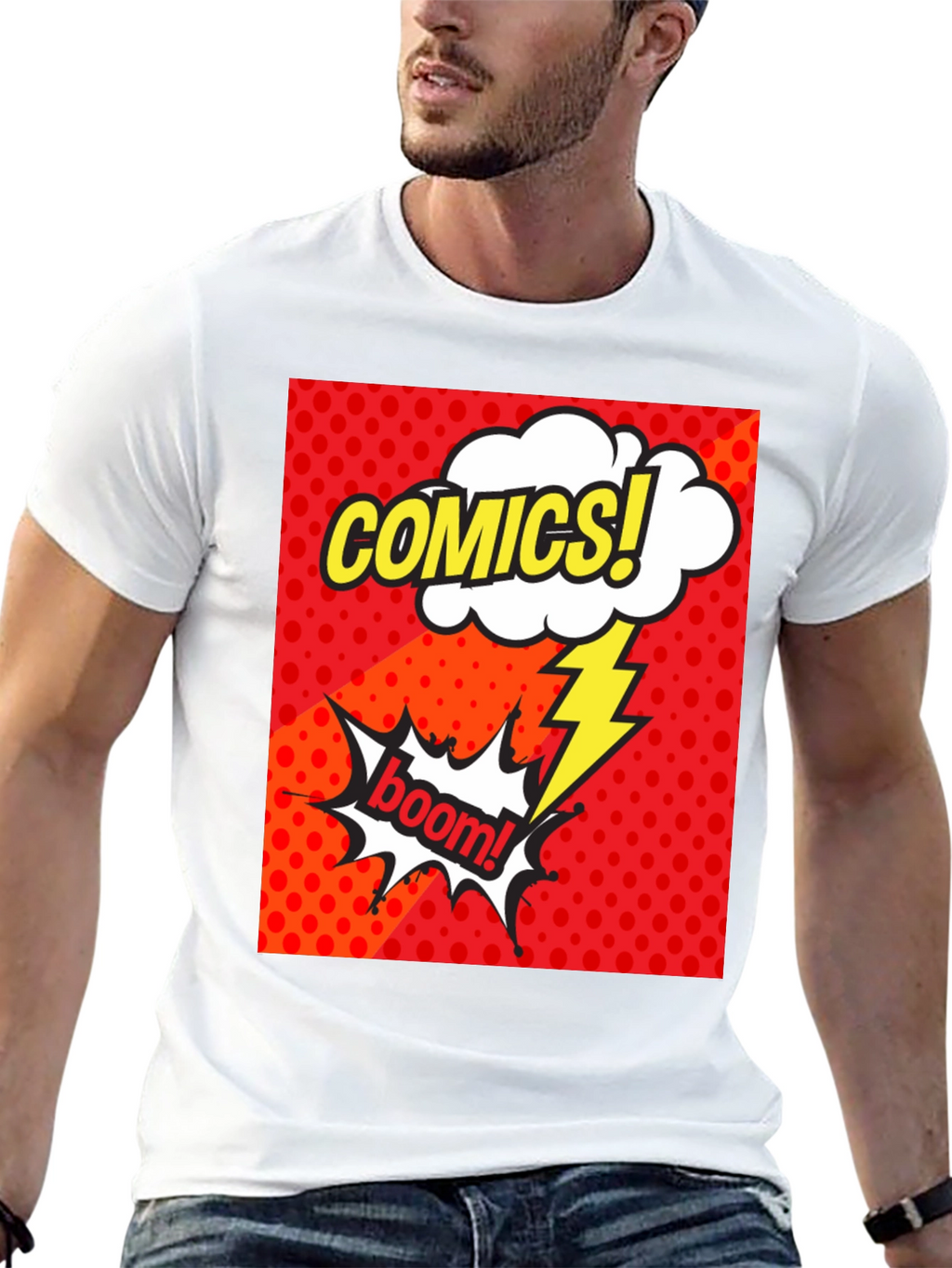 Comics Boom Graphic T-Shirt