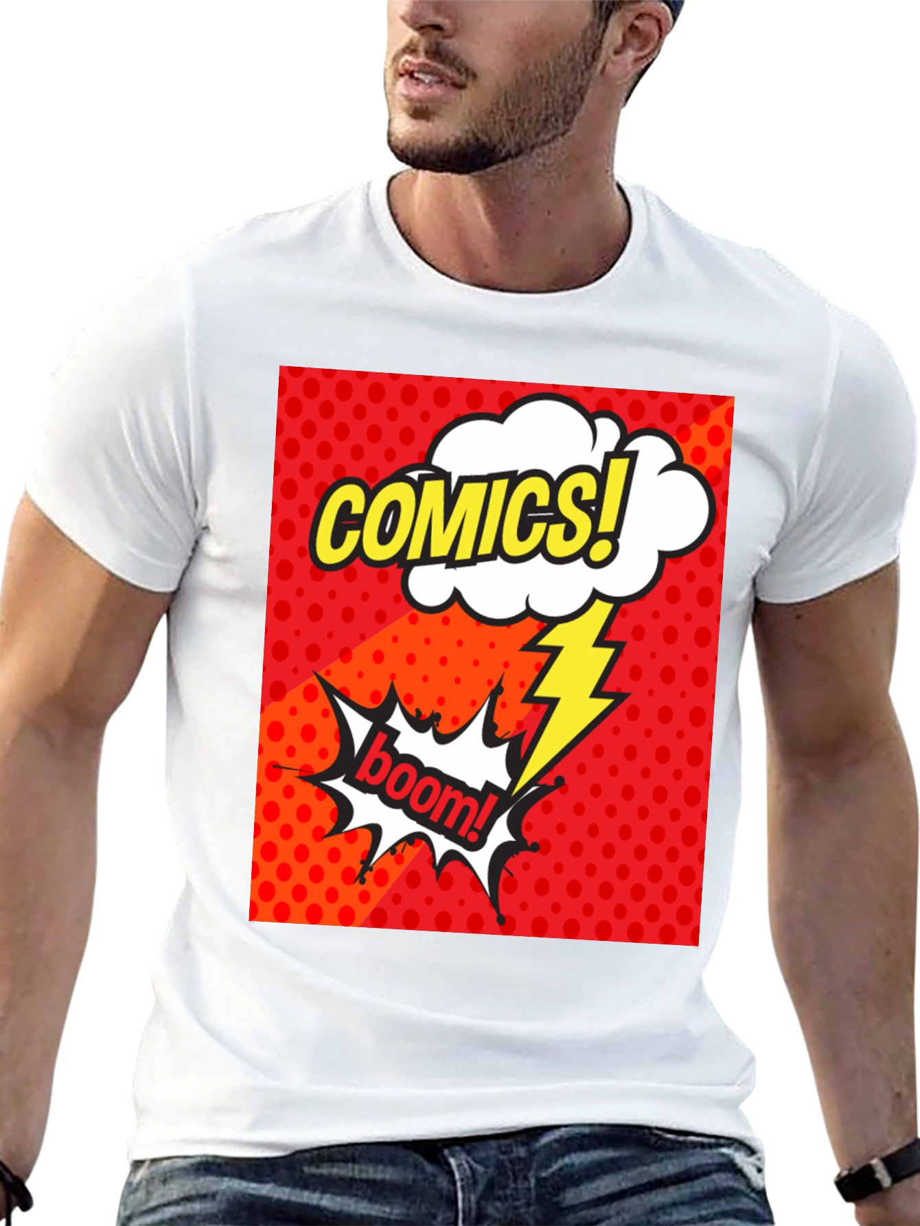 Comics Boom Graphic T-Shirt