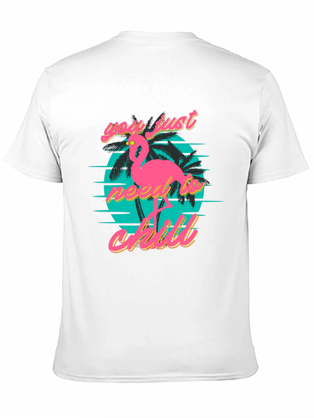 Chill Flamingo T-Shirt: Retro Style