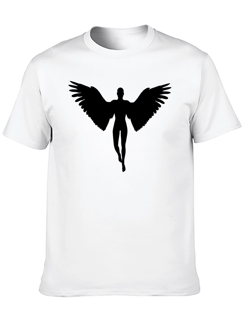 Angel Wings Graphic T-Shirt - Black