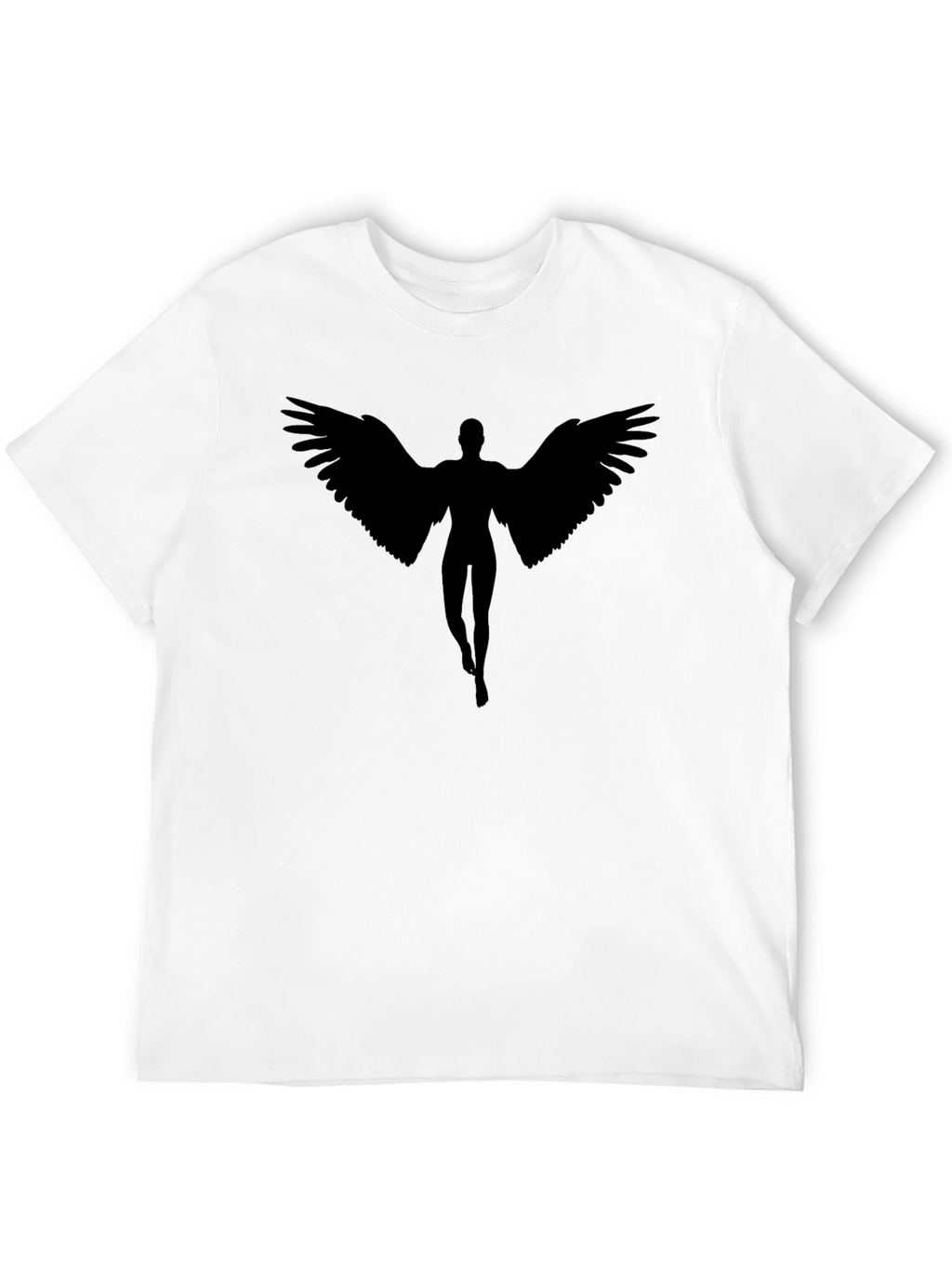 Angel Wings Graphic T-Shirt - Black