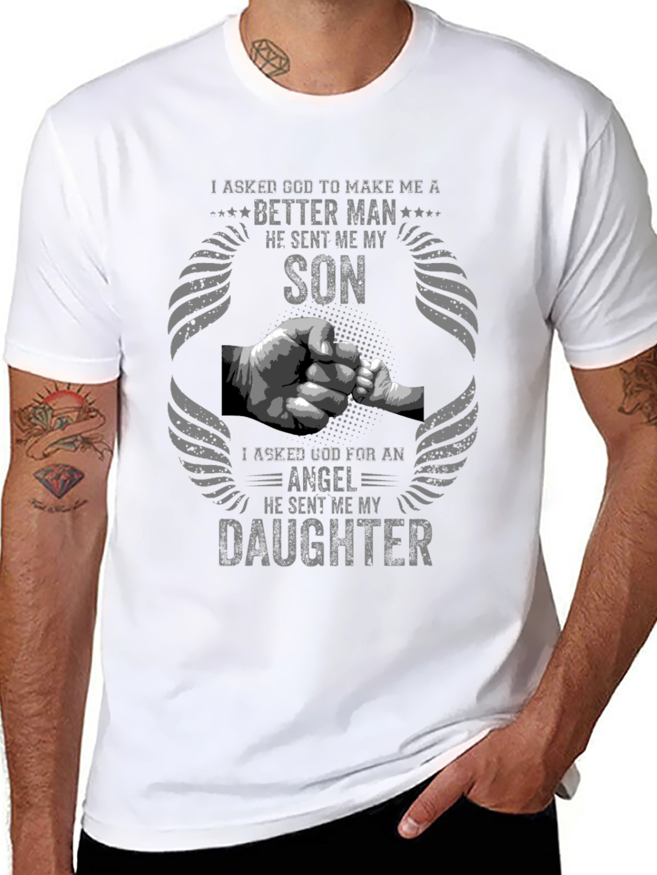 Better Man Son Daughter Graphic Tee