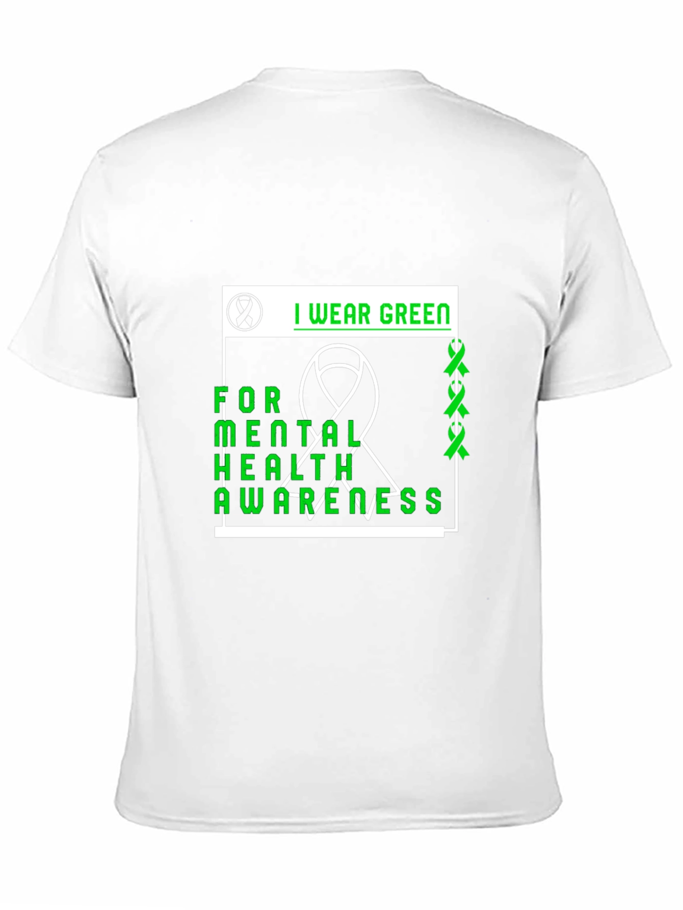 Mental Health Awareness Green Ribbon T-Shirt