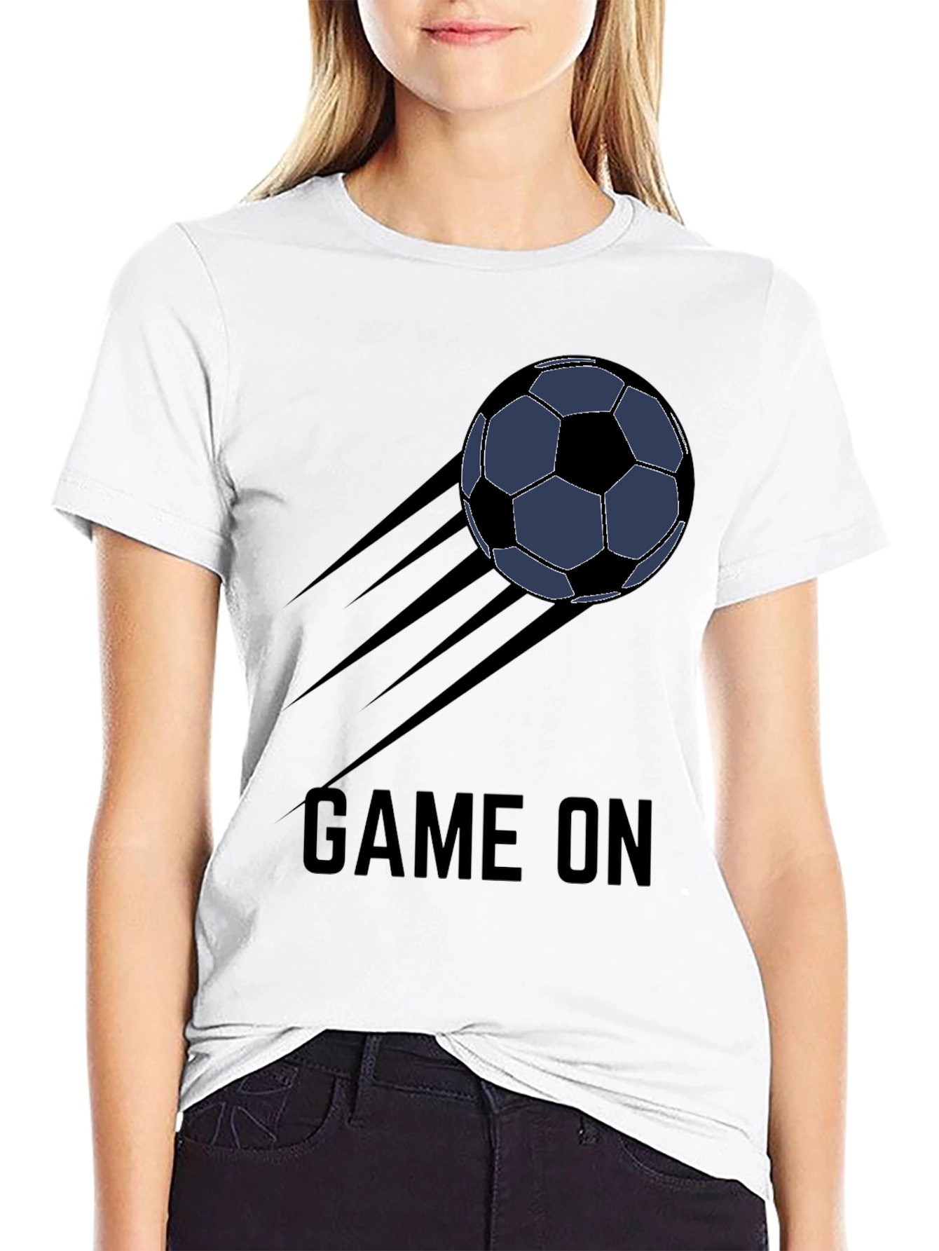 Game On Soccer Ball Graphic T-Shirt