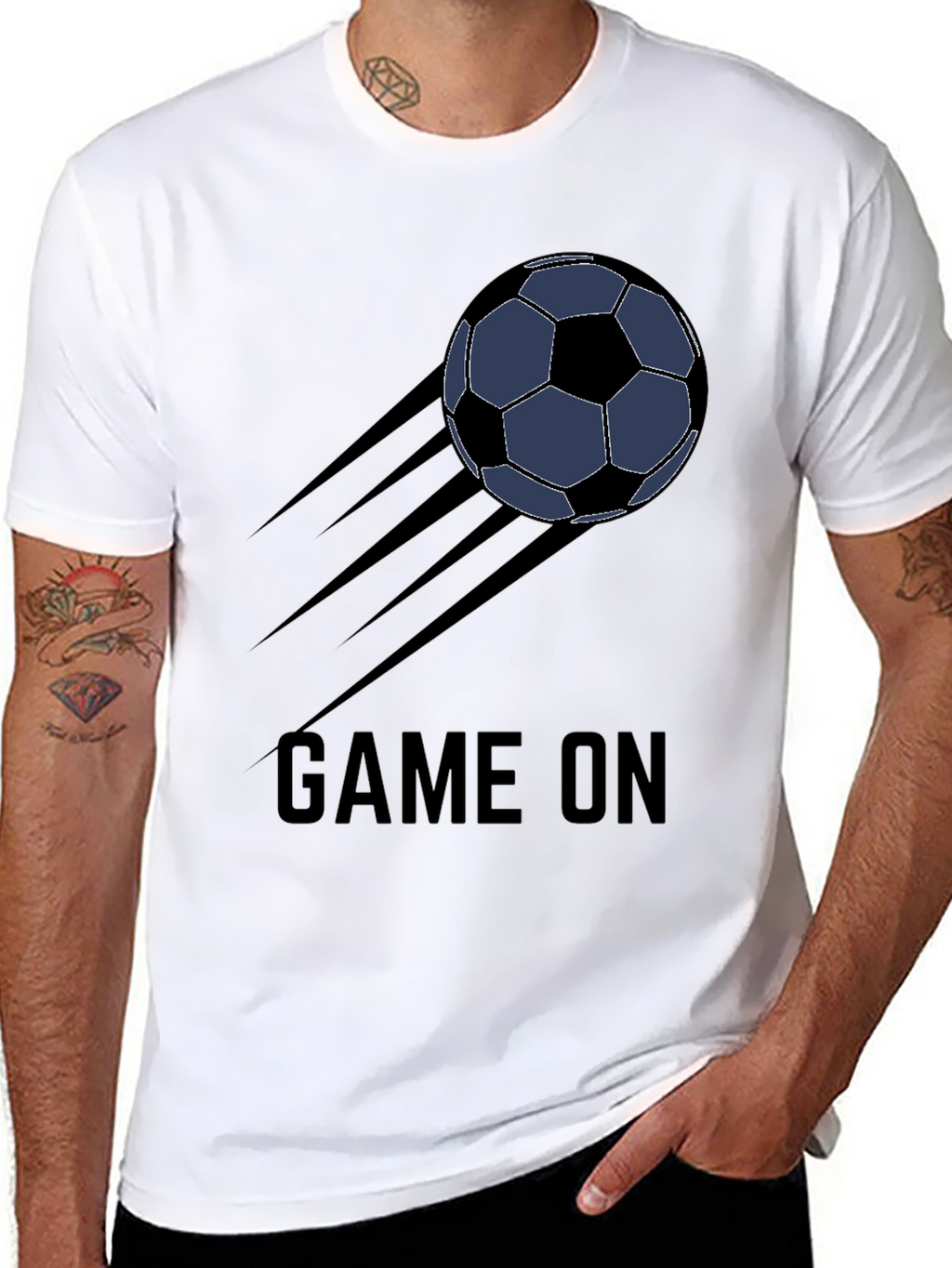 Game On Soccer Ball Graphic T-Shirt