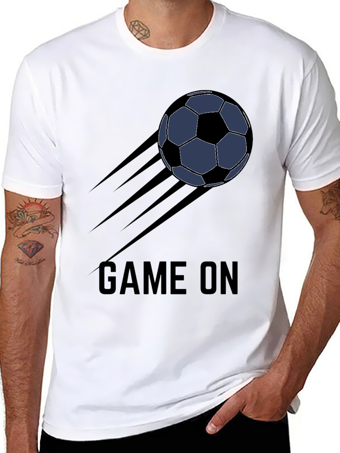Game On Soccer Ball Graphic T-Shirt