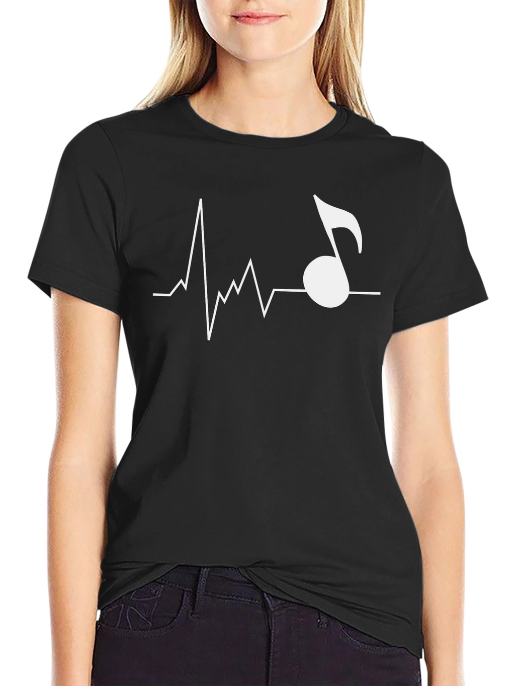Music Heartbeat Tee - Rhythm of Life Shirt