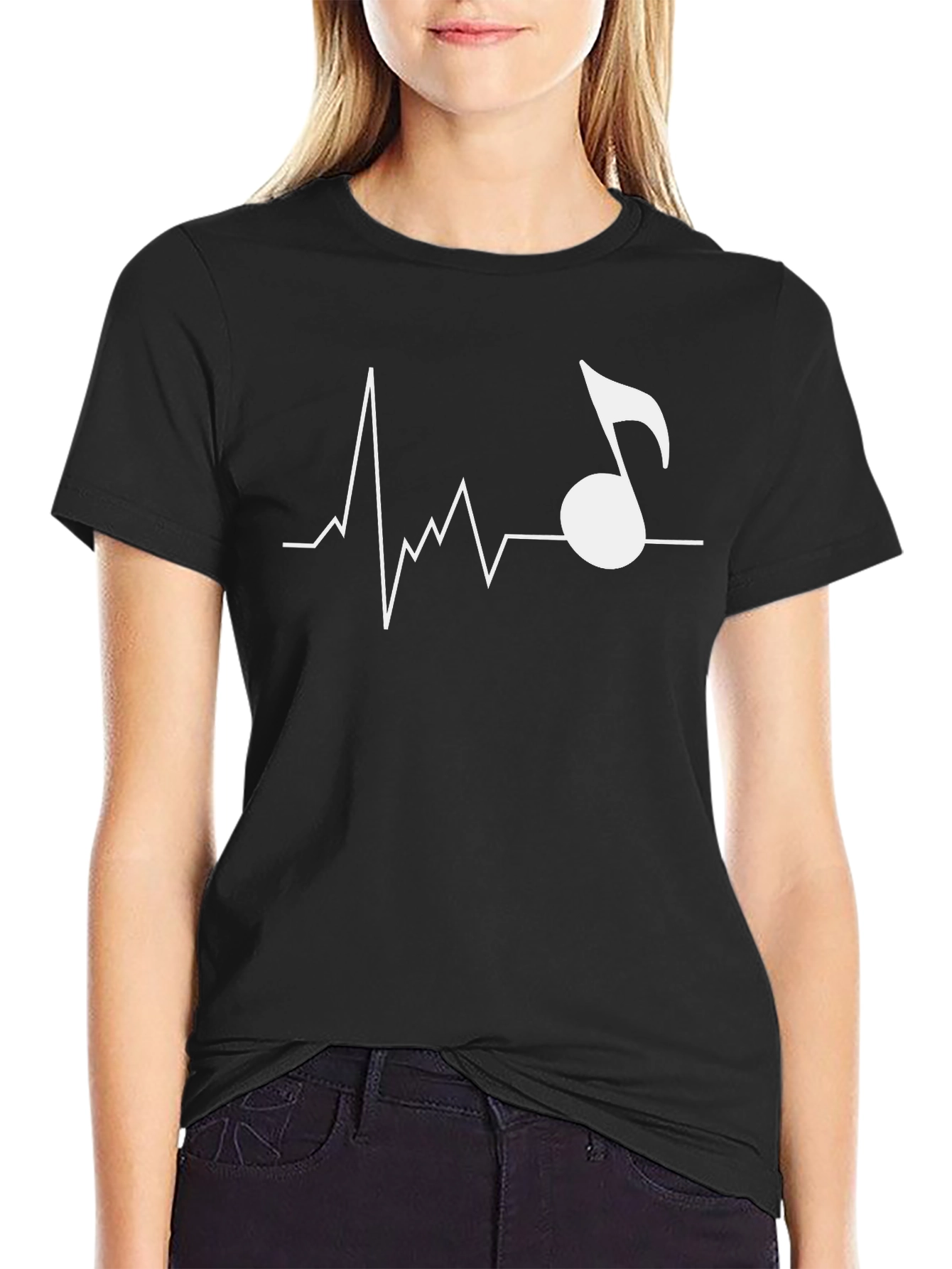 Music Heartbeat Tee - Rhythm of Life Shirt