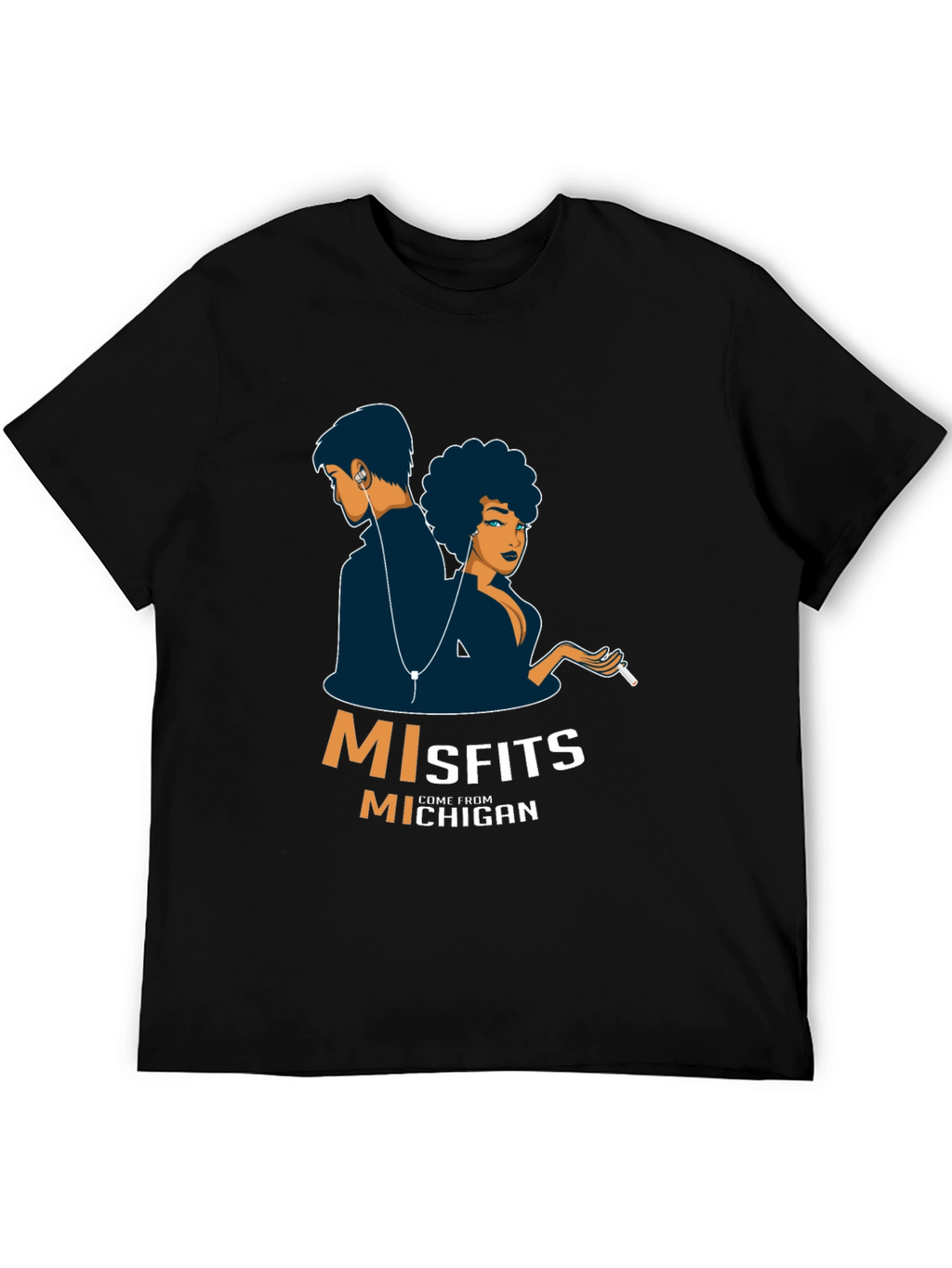 Misfits From Michigan Graphic T-Shirt