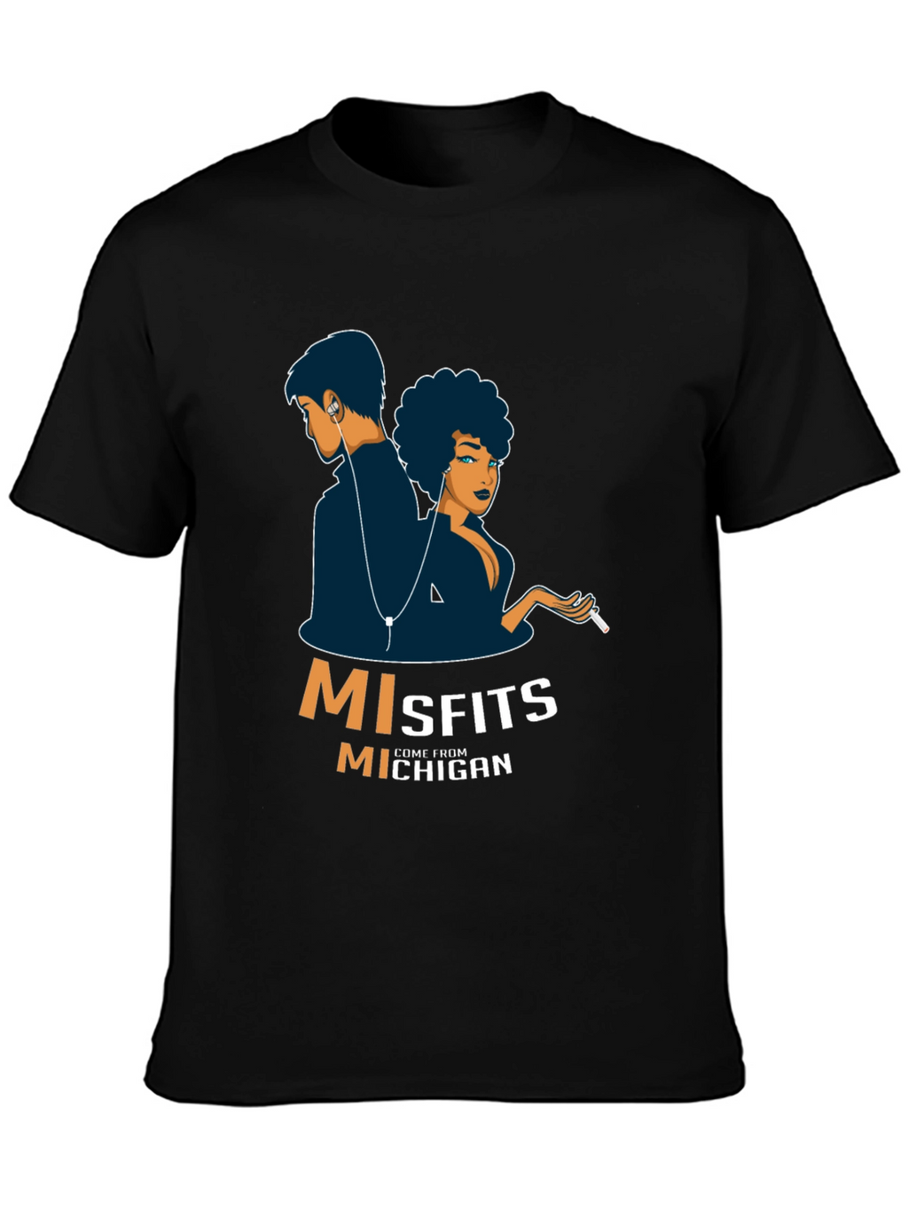 Misfits From Michigan Graphic T-Shirt