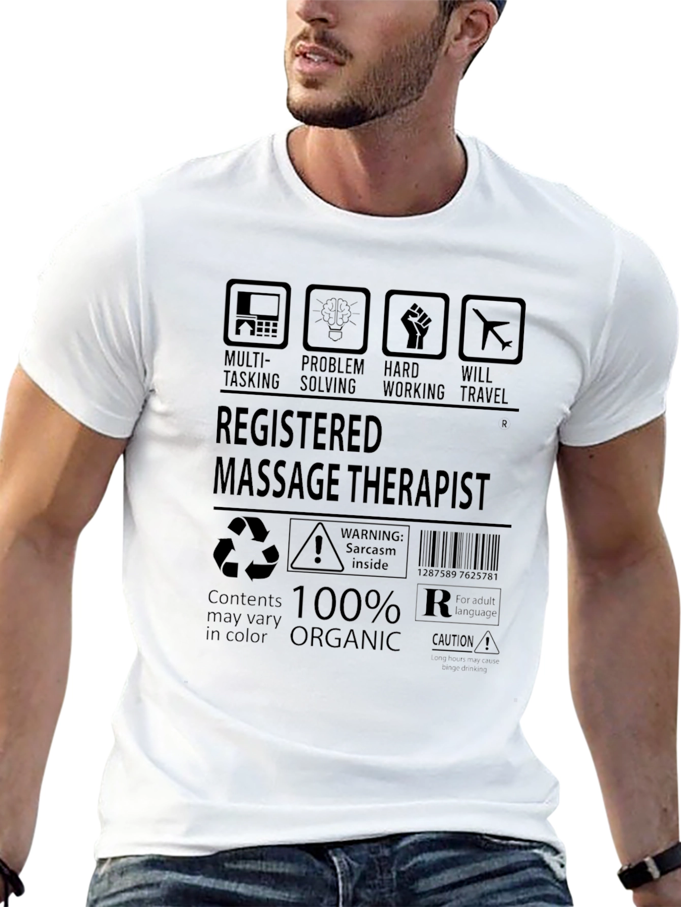 Registered Massage Therapist T-Shirt - 100% Organic