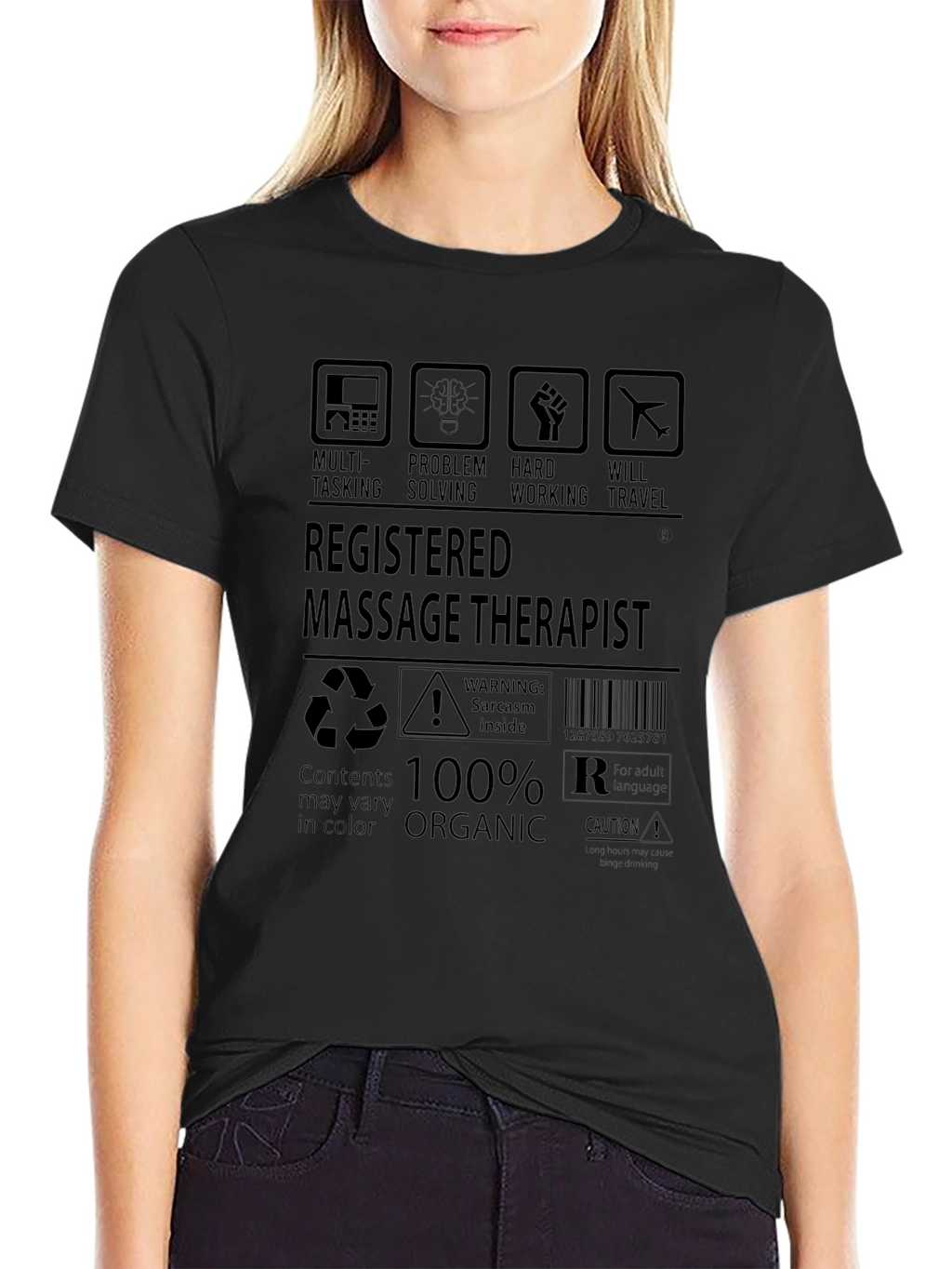 Registered Massage Therapist T-Shirt - 100% Organic