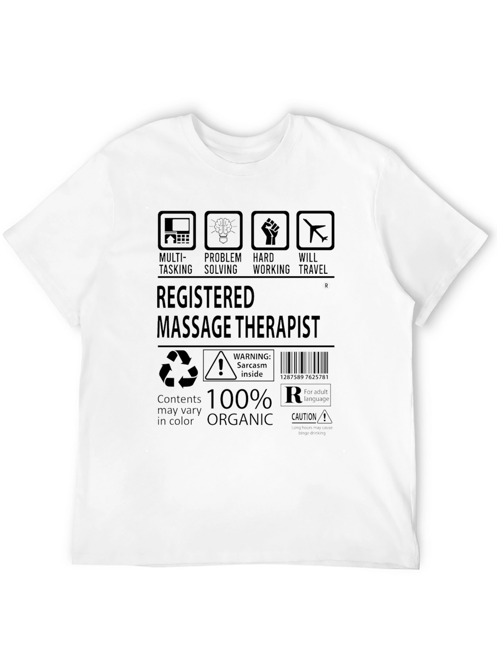 Registered Massage Therapist T-Shirt - 100% Organic