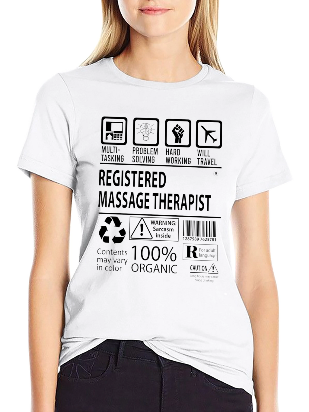 Registered Massage Therapist T-Shirt - 100% Organic