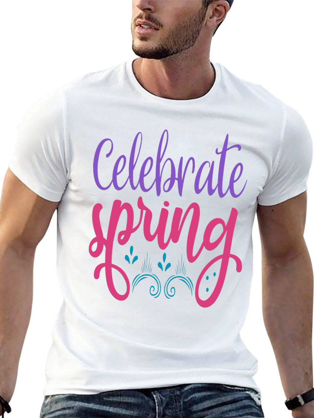 Celebrate Spring T-Shirt - Stylish Graphic Tee