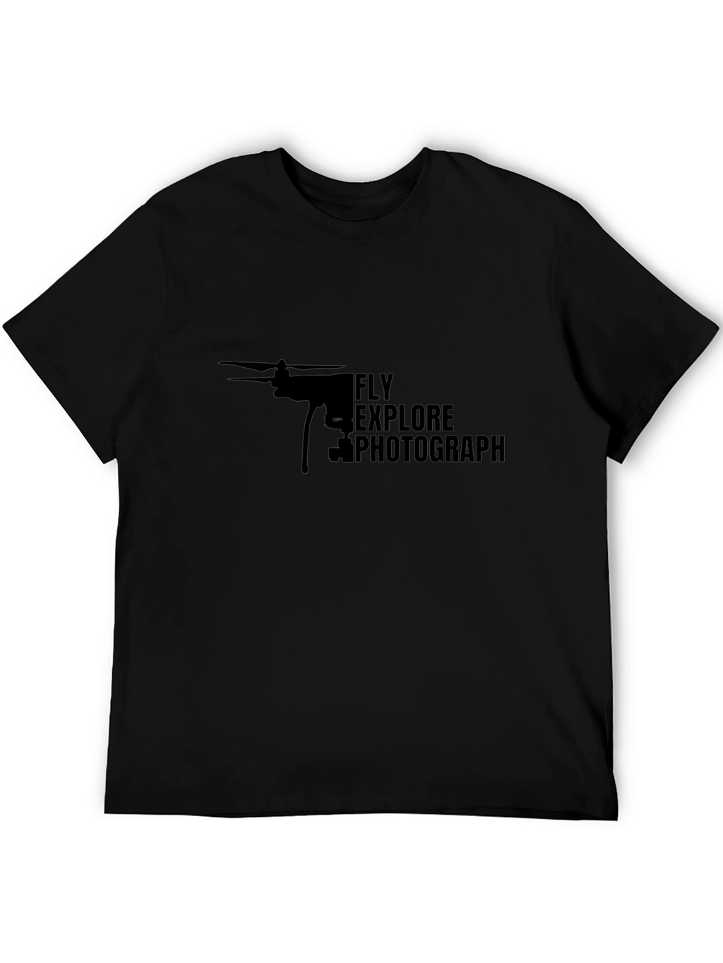 Fly Explore Photograph Drone Graphic T-Shirt