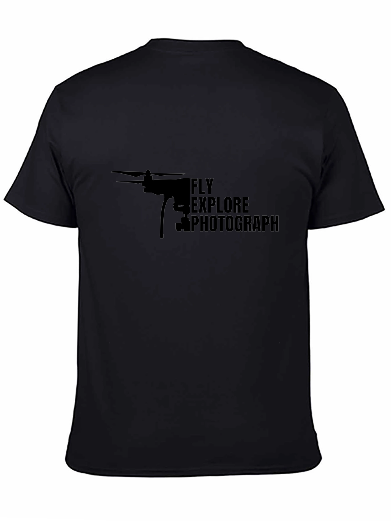 Fly Explore Photograph Drone Graphic T-Shirt
