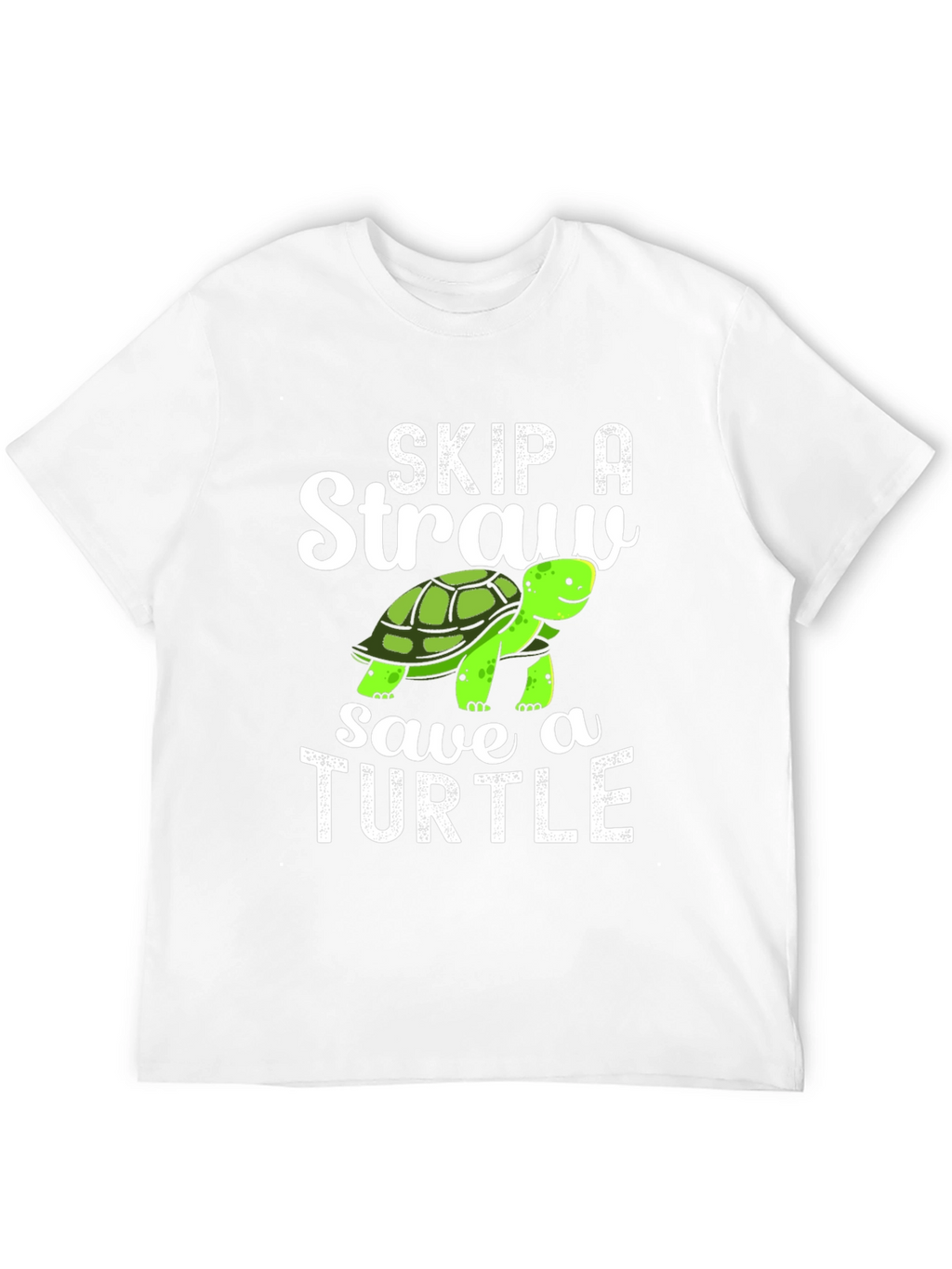 Skip A Straw Save A Turtle Graphic T-Shirt