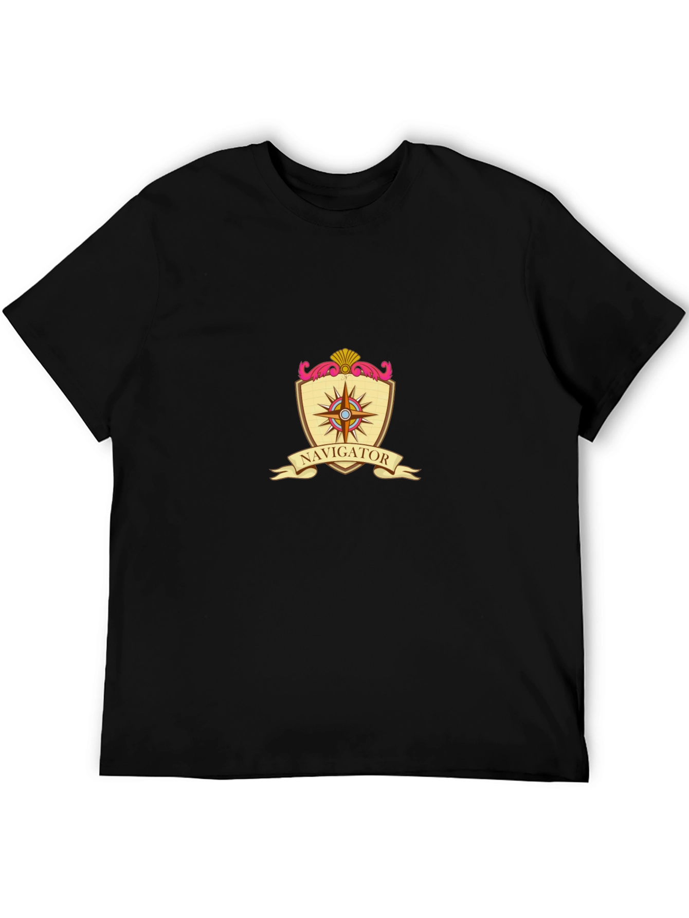 Navigator Compass Emblem Black T-Shirt