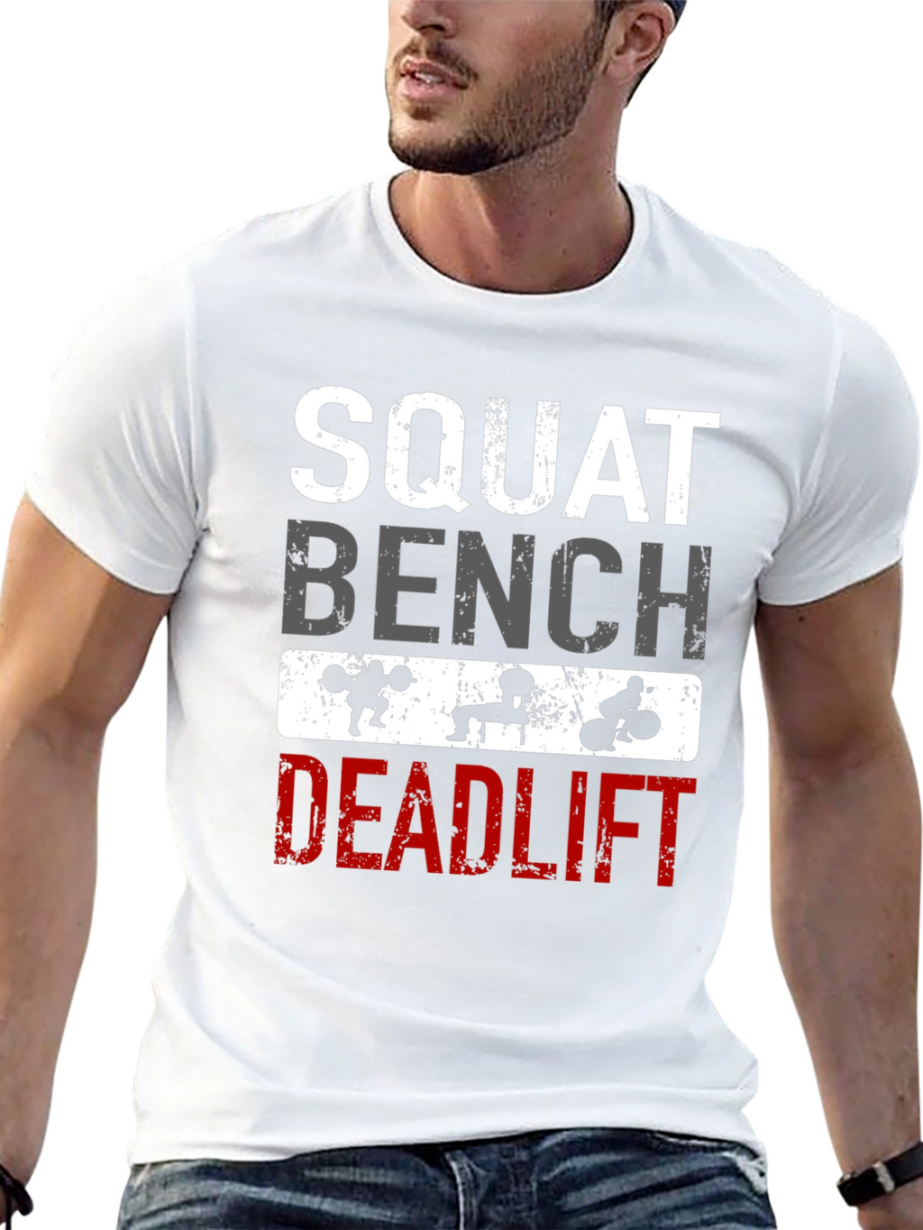 Squat Bench Deadlift Workout T-Shirt