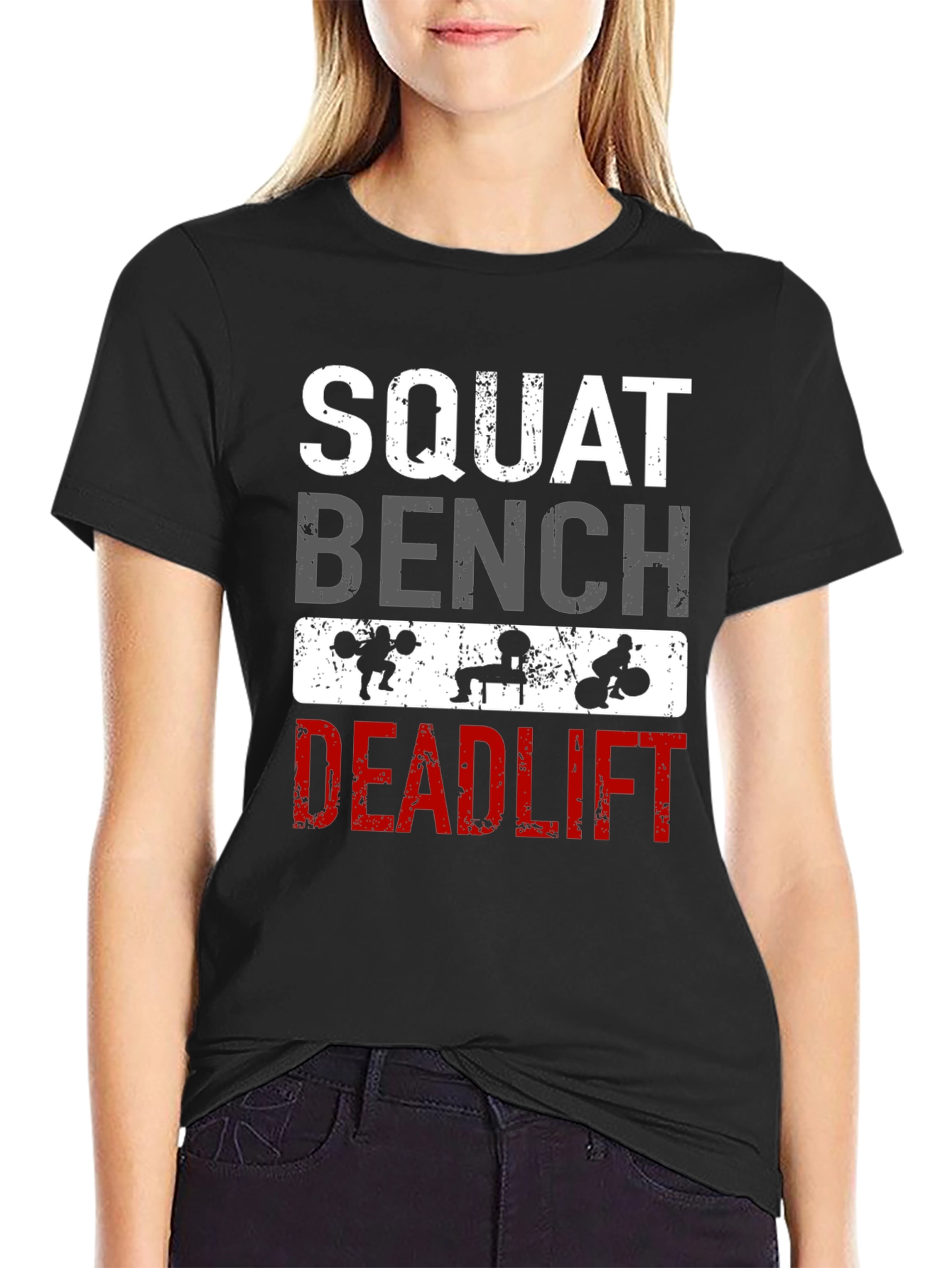 Squat Bench Deadlift Workout T-Shirt
