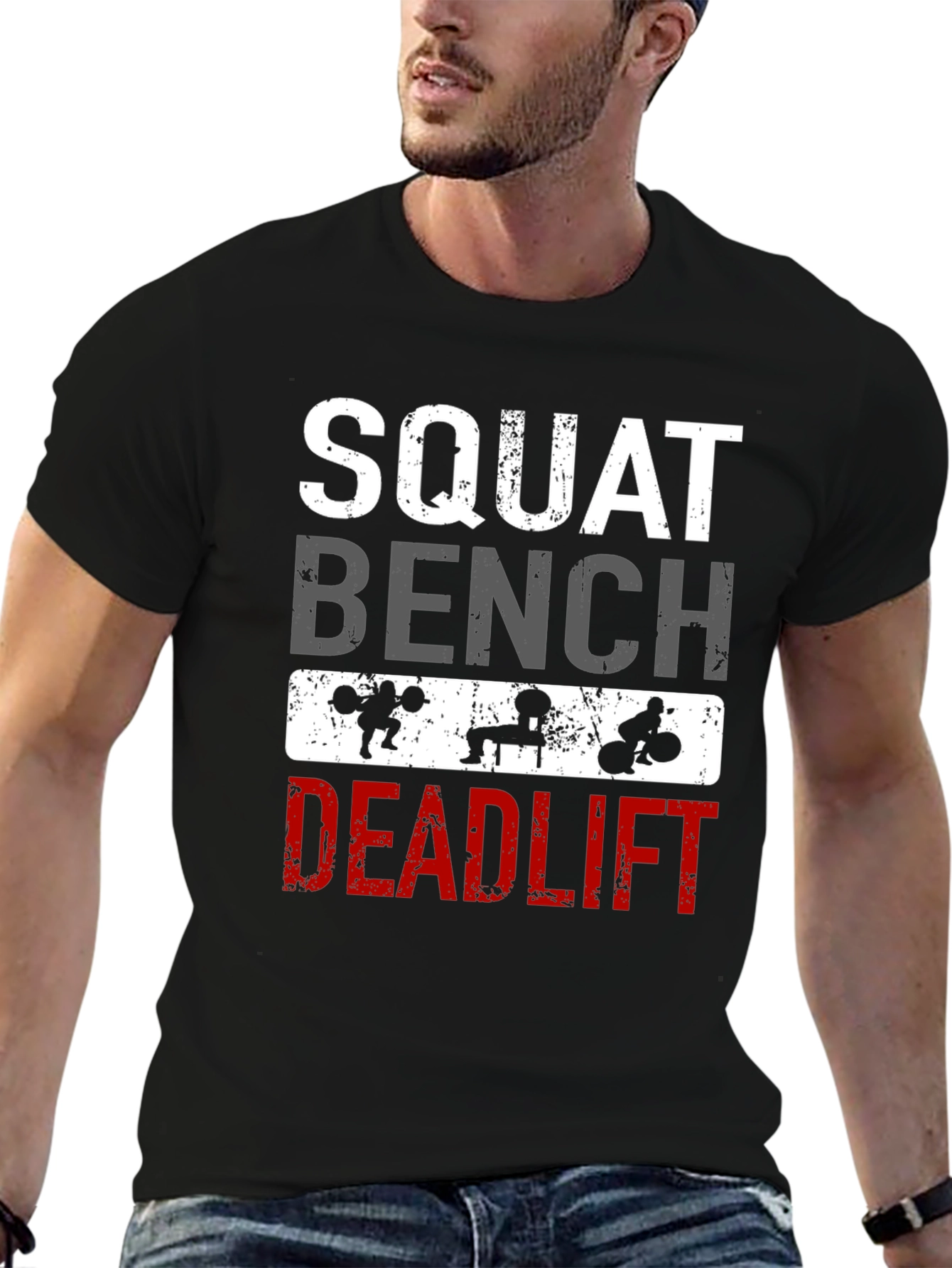 Squat Bench Deadlift Workout T-Shirt