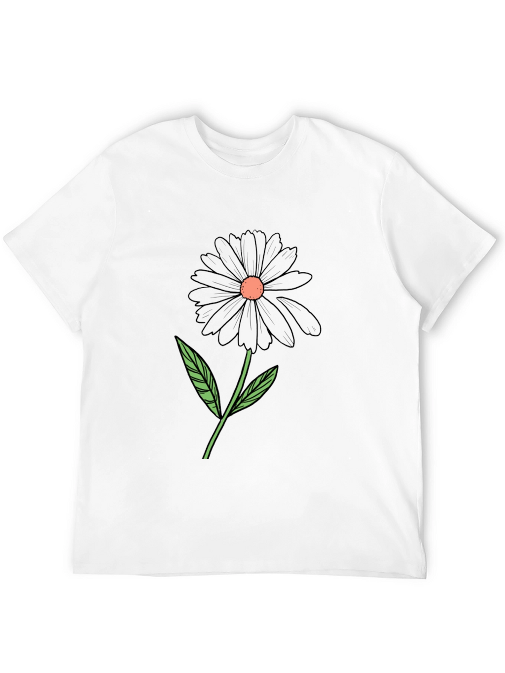 Black Daisy Graphic Tee