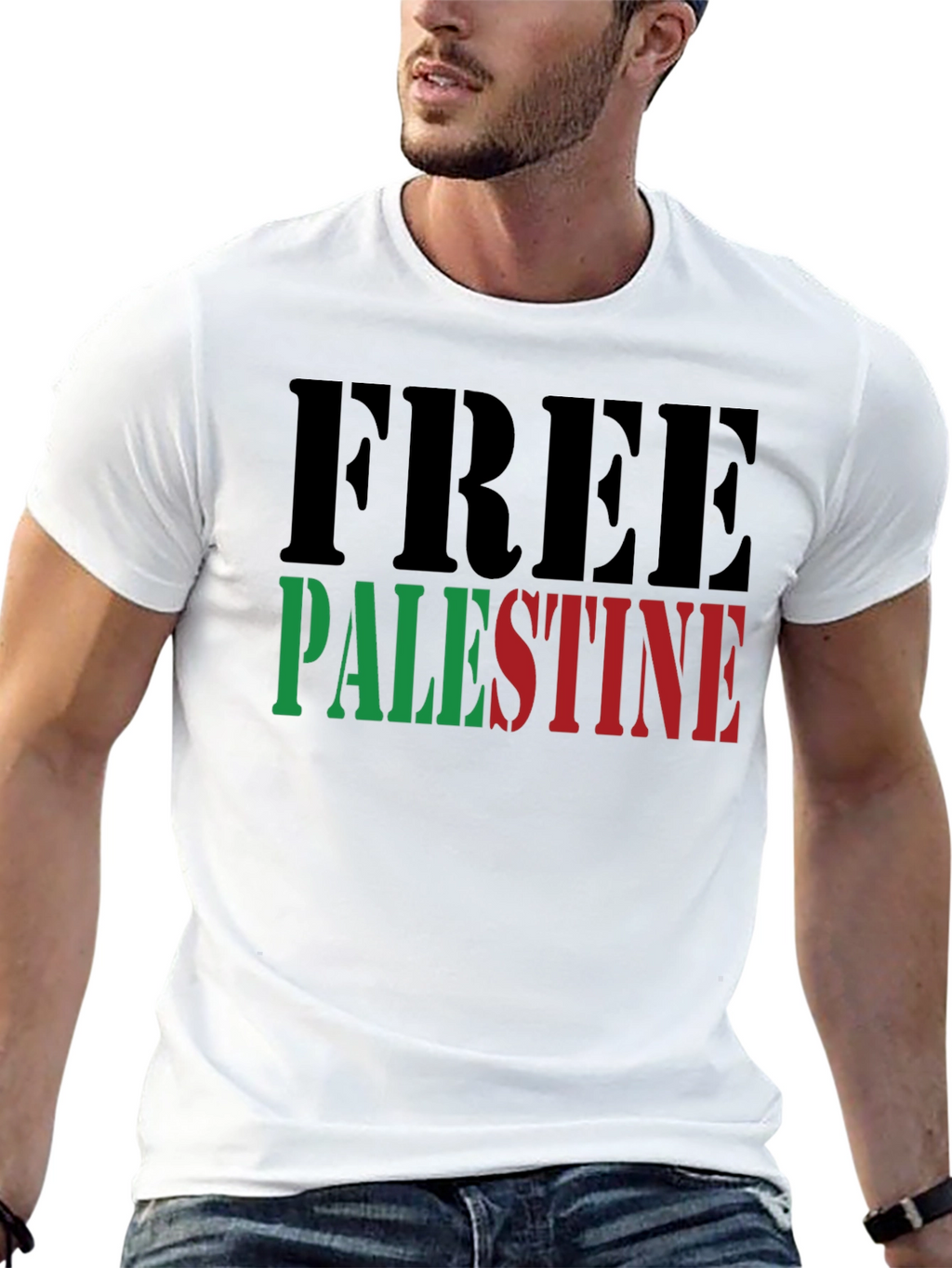 Free Palestine Graphic T-Shirt - Activist Tee