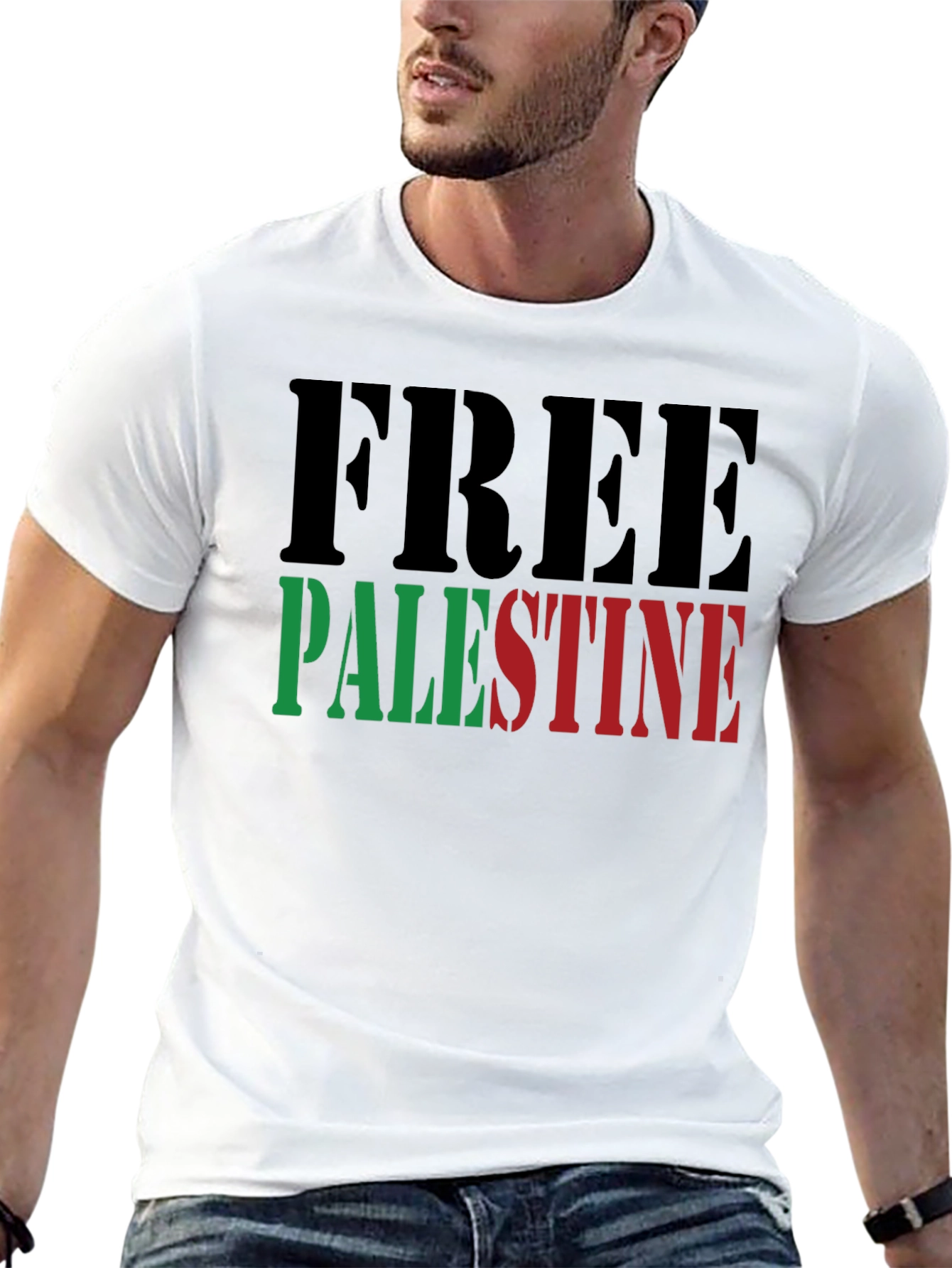 Free Palestine Graphic T-Shirt - Activist Tee