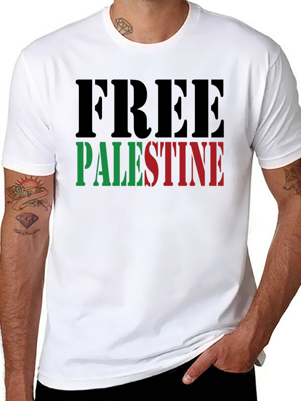Free Palestine Graphic T-Shirt - Activist Tee