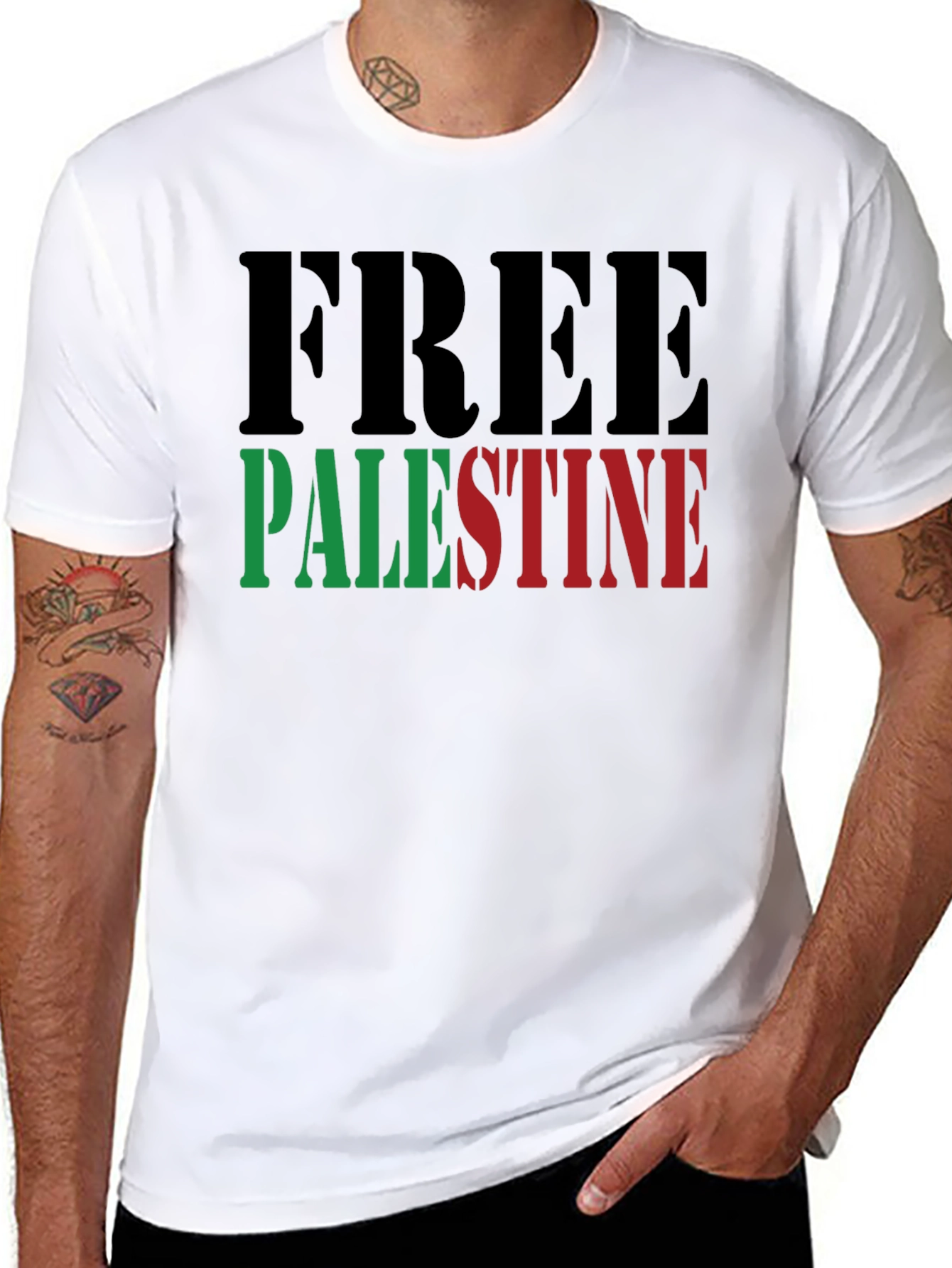 Free Palestine Graphic T-Shirt - Activist Tee